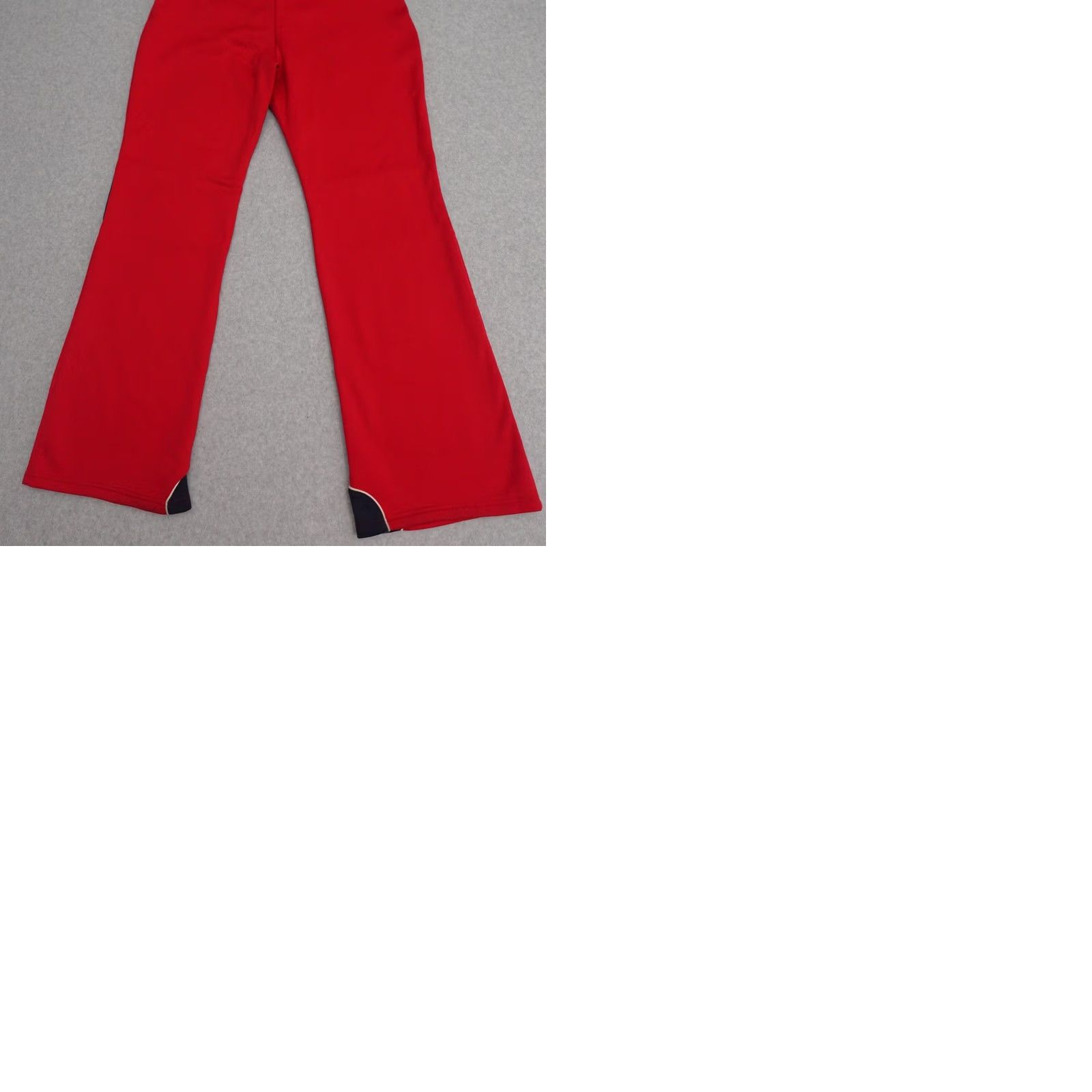 Tommy Hilfiger VTG Tommy Jeans Womens Pants Size 13 Red Polyester Sweatpants Snap Button Track Pants Mens? Womens? Size 34" / US 12 / IT 48 - 9 Thumbnail