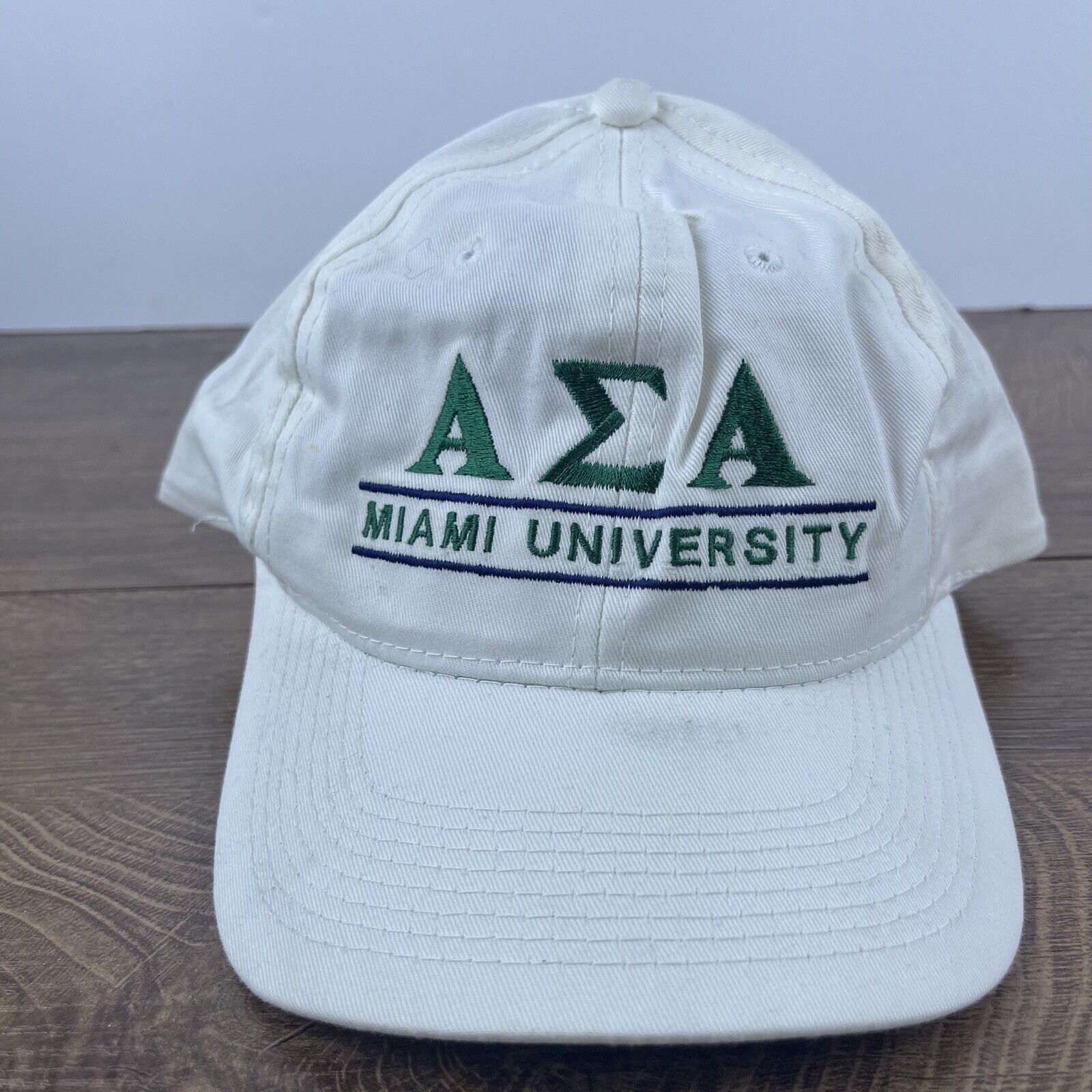 Other Miami University Hat AEA AZA Hat White Hat Adjustable White Size ONE SIZE - 2 Thumbnail