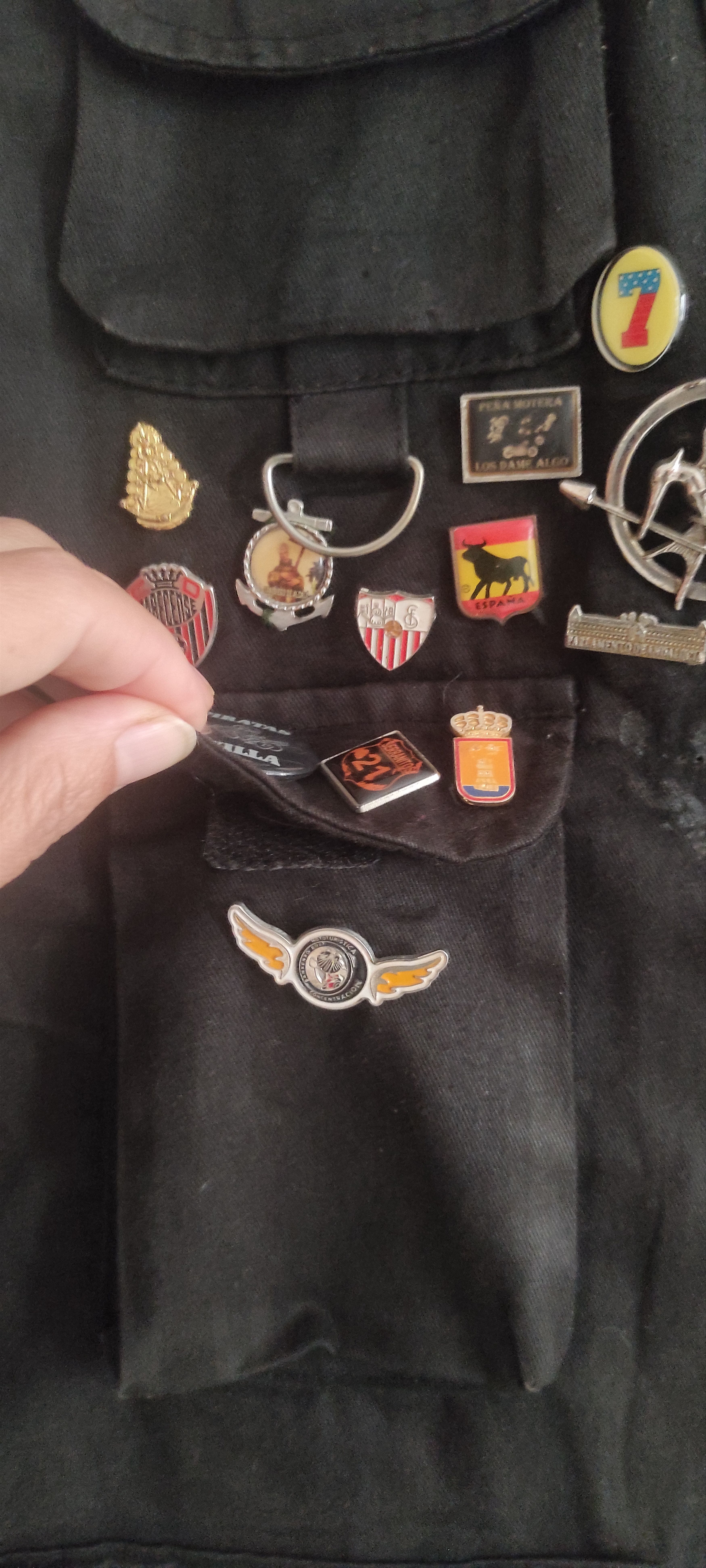 Other Motorcycle Police Riding Vest Patches Medals Made Spain Size US M / EU 48-50 / 2 - 25 Thumbnail