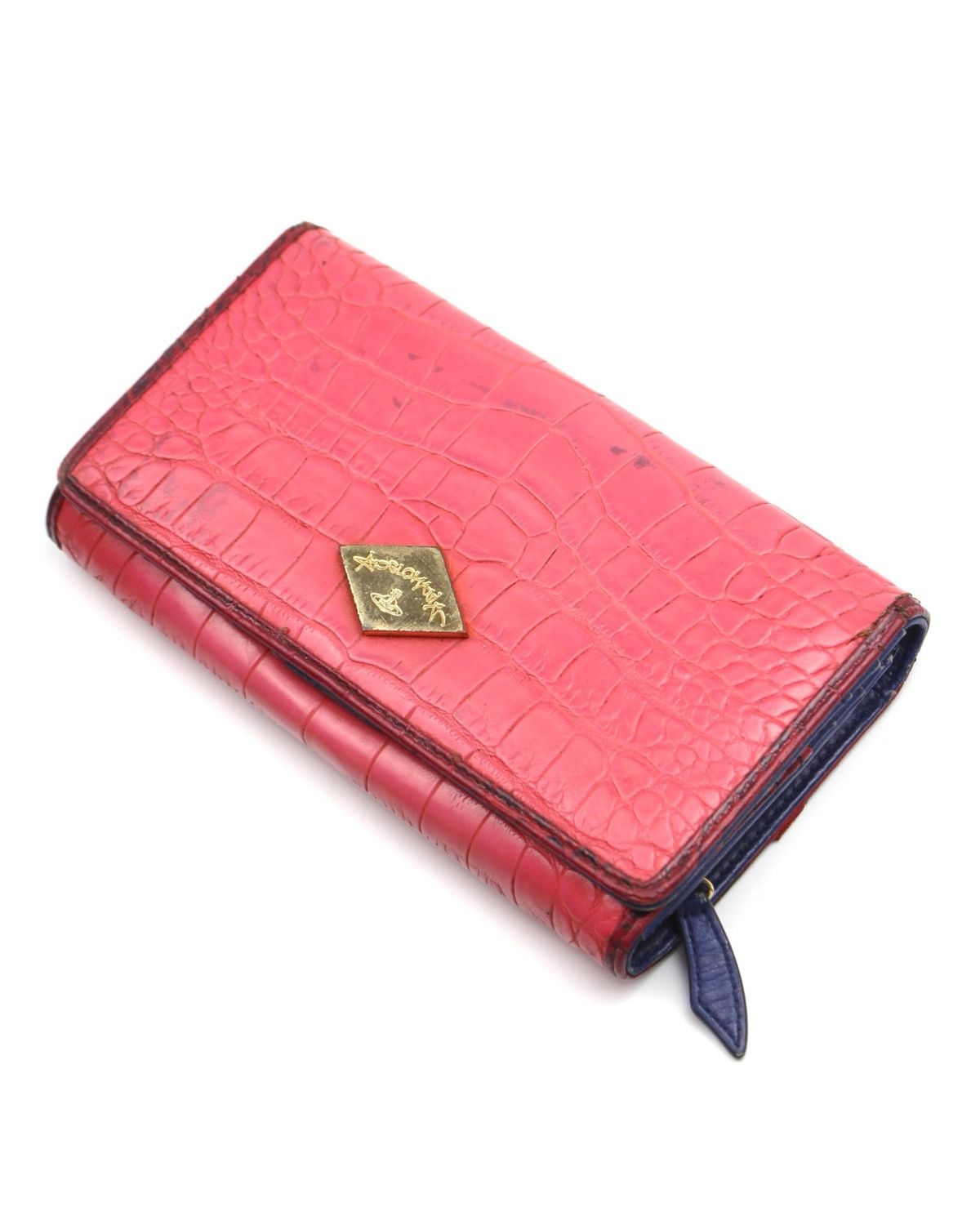 Vivienne Westwood 2000S VIVIENNE WESTWOOD ANGLOMANIA CROC-EMBOSSED WALLET Size ONE SIZE - 3 Thumbnail