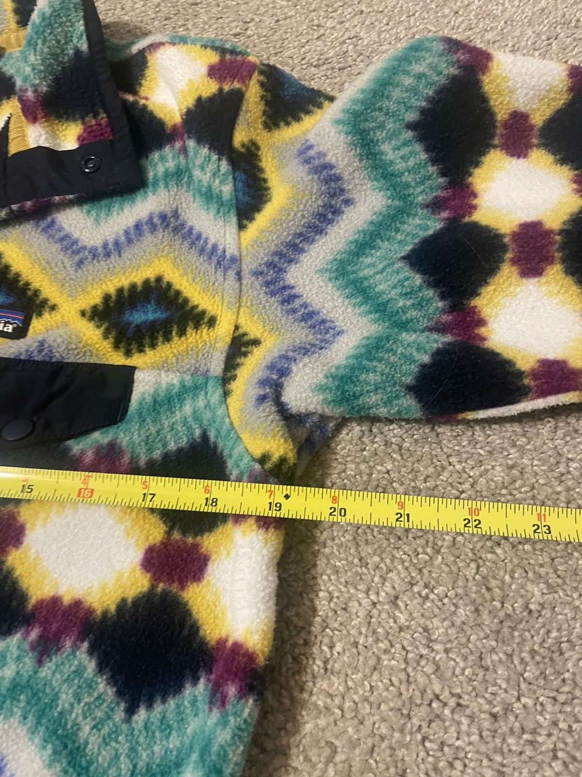 Patagonia Patagonia Synchilla Aztec Fleece Size Medium Timber Twist Size M / US 6-8 / IT 42-44 - 3 Thumbnail