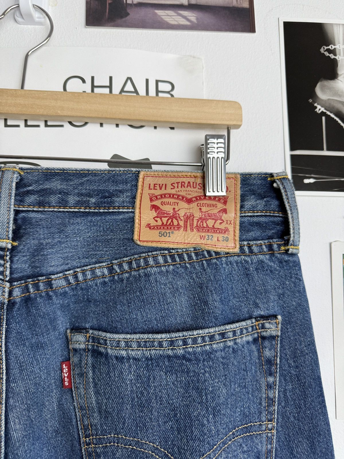 Levi's × Levi's Vintage Clothing Levi’s 501 blue indigo denim jeans pants 32x30 streetwear y2k Size US 32 / EU 48 - 3 Thumbnail
