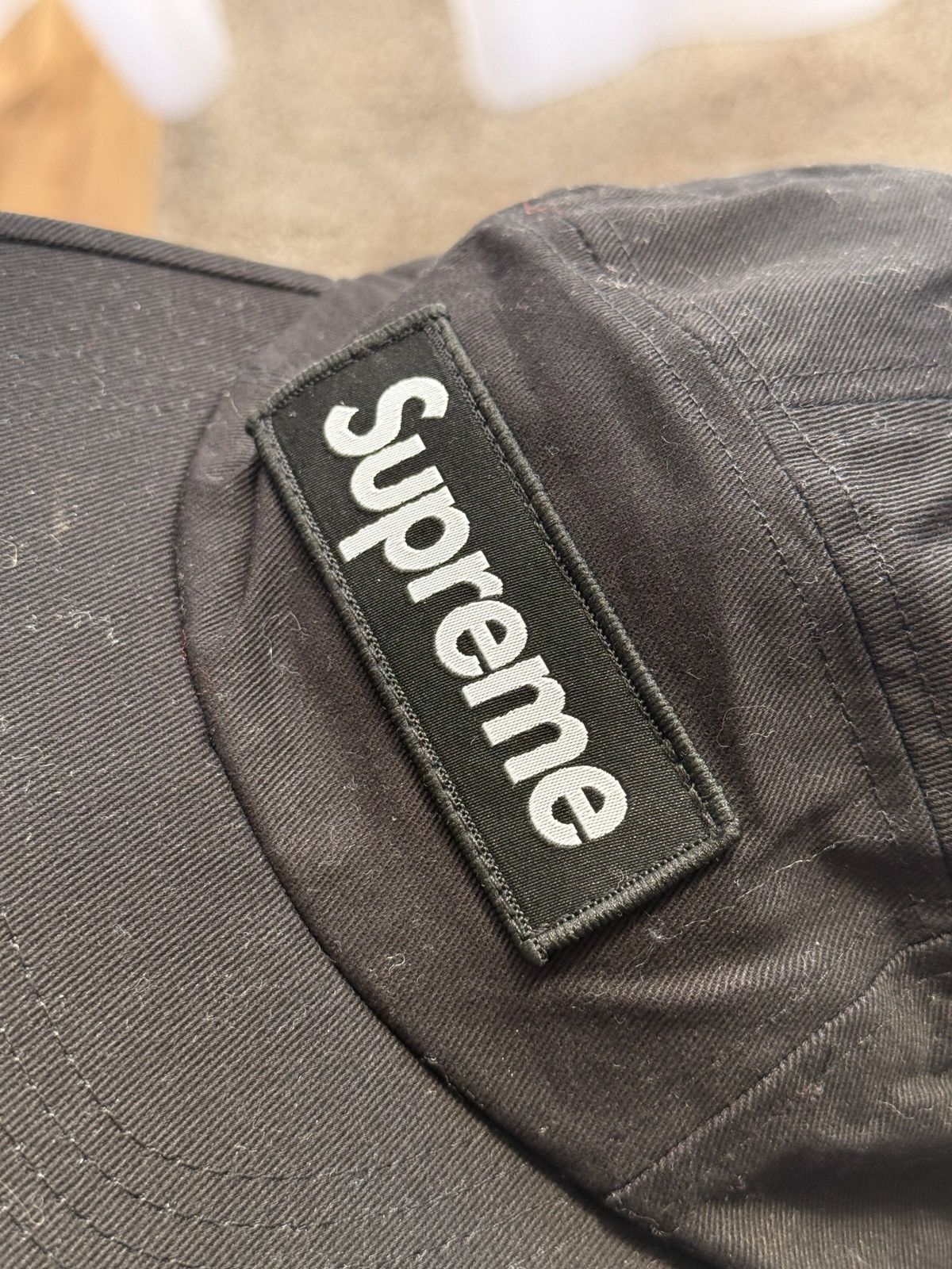 Supreme Supreme 5 pannel cap hat logo patch skate logo us usa ny Size ONE SIZE - 3 Thumbnail