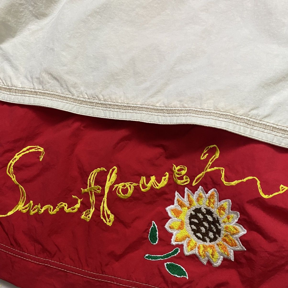 Ellesse vintage 90s Ellesse Sunflower pullover hooded jacket Size US M / EU 48-50 / 2 - 8 Thumbnail