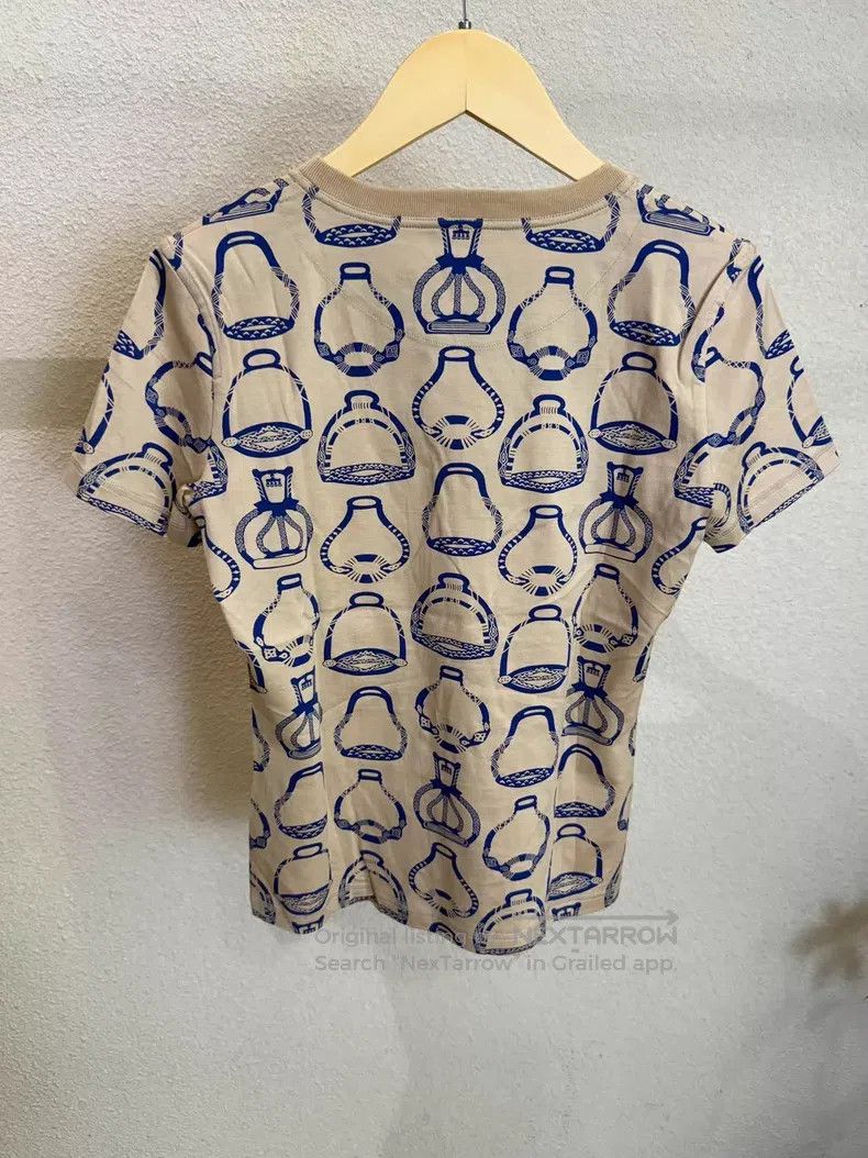 Hermes Hermes Stirrups Fantasy Print Short Sleeve T-Shirt Size XS / US 0-2 / IT 36-38 - 2 Thumbnail