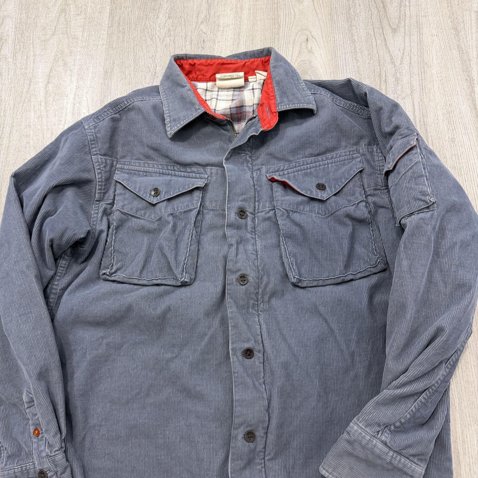 Timberland Vintage Timberland Corduroy Shirt Jacket Large Lined Shacket Size US L / EU 52-54 / 3 - 2 Thumbnail