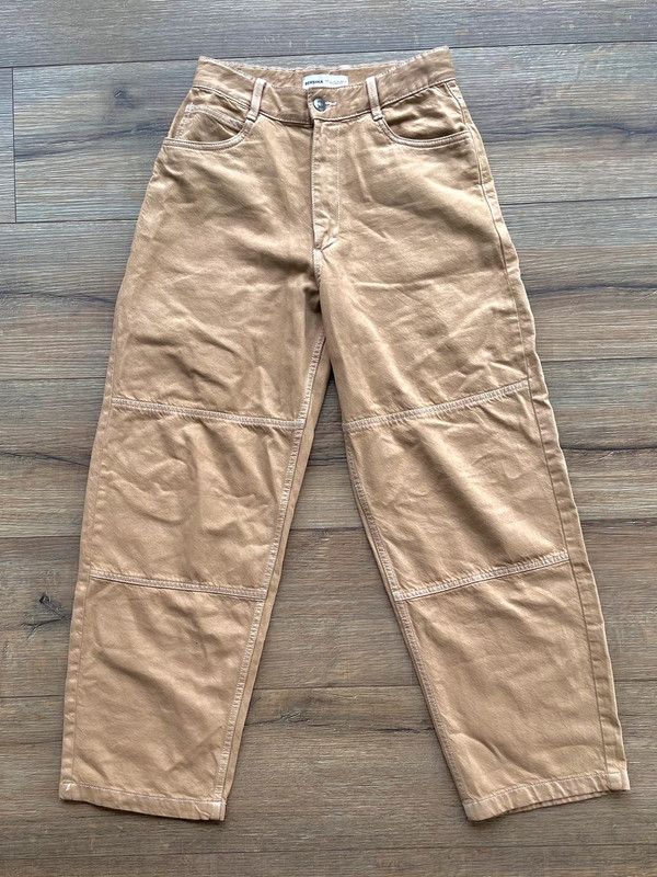 Bershka Bershka Baggy Jeans Beige Size US 32 / EU 48 - 1 Thumbnail