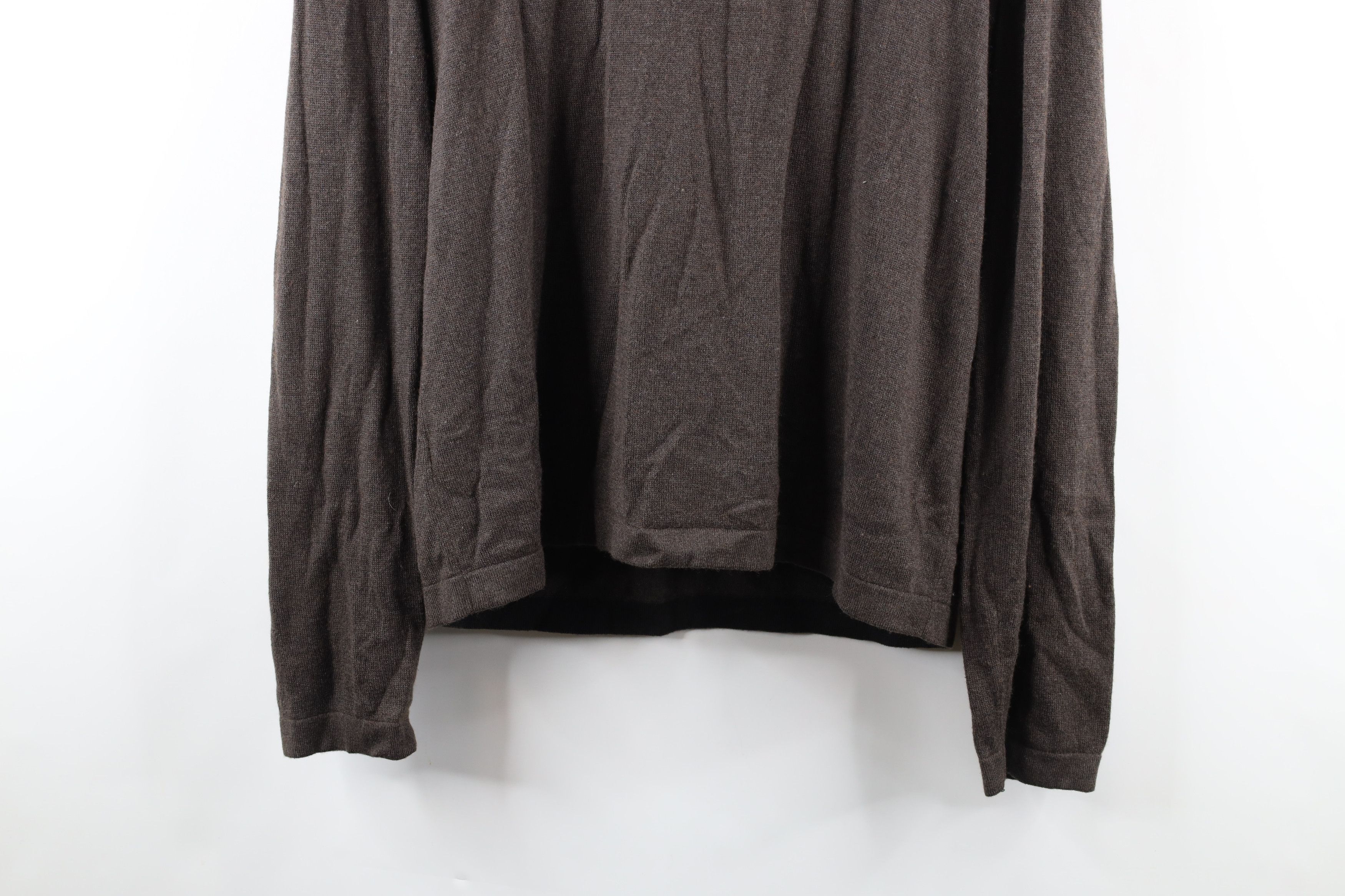 Banana Republic Banana Republic Silk Cashmere Knit V-Neck Sweater Brown Size US L / EU 52-54 / 3 - 7 Thumbnail