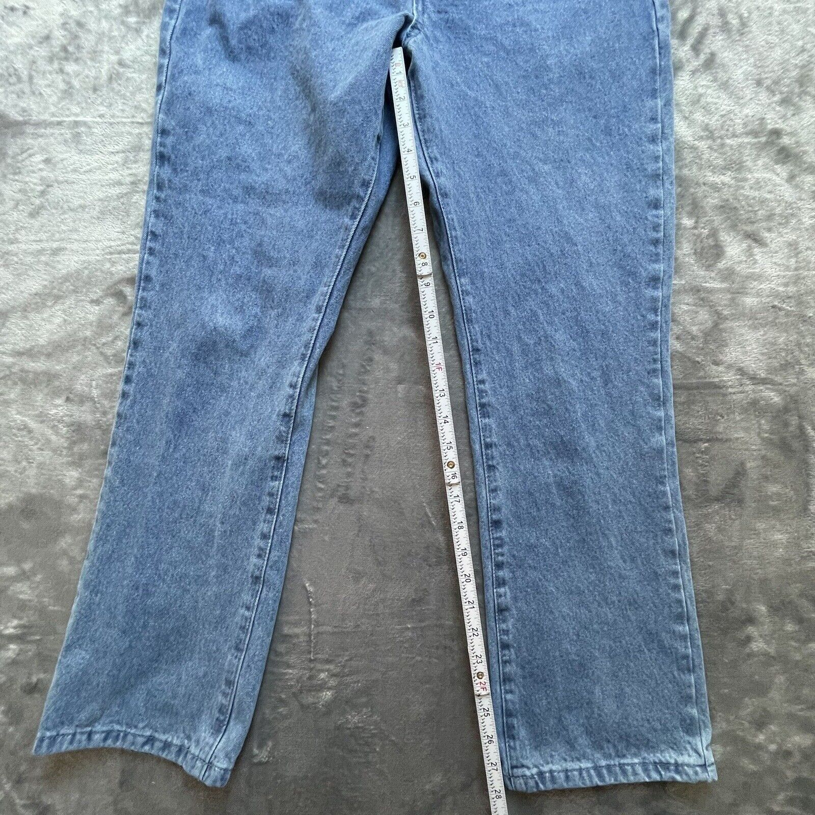 WeWoreWhat We Wore What Jeans Womens 29 Criss Cross Button Fly Straight Size 29" - 6 Thumbnail