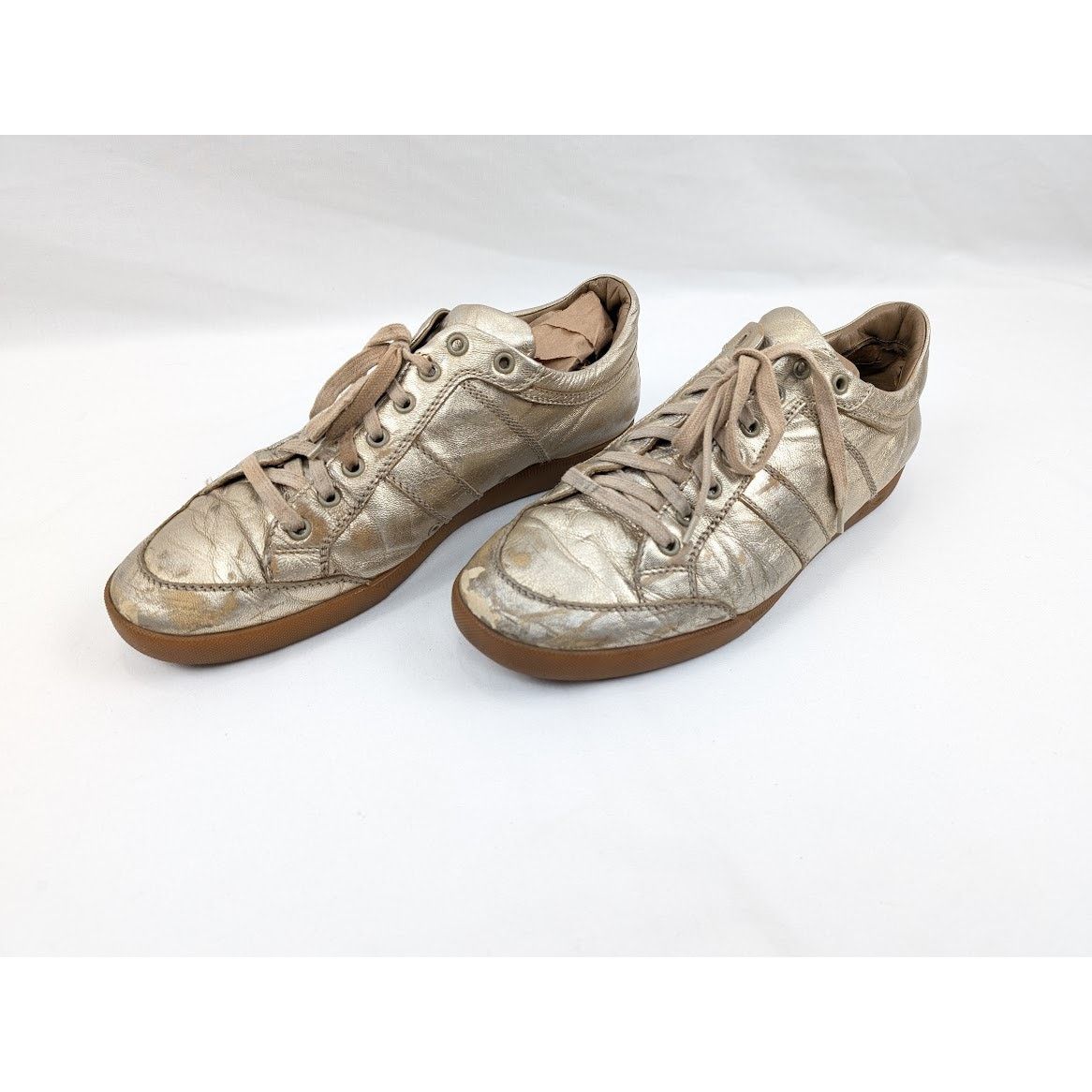 Dior × Hedi Slimane o1rshd1 CC20 shoe in Golden Size US 9 / EU 42 - 14 Thumbnail