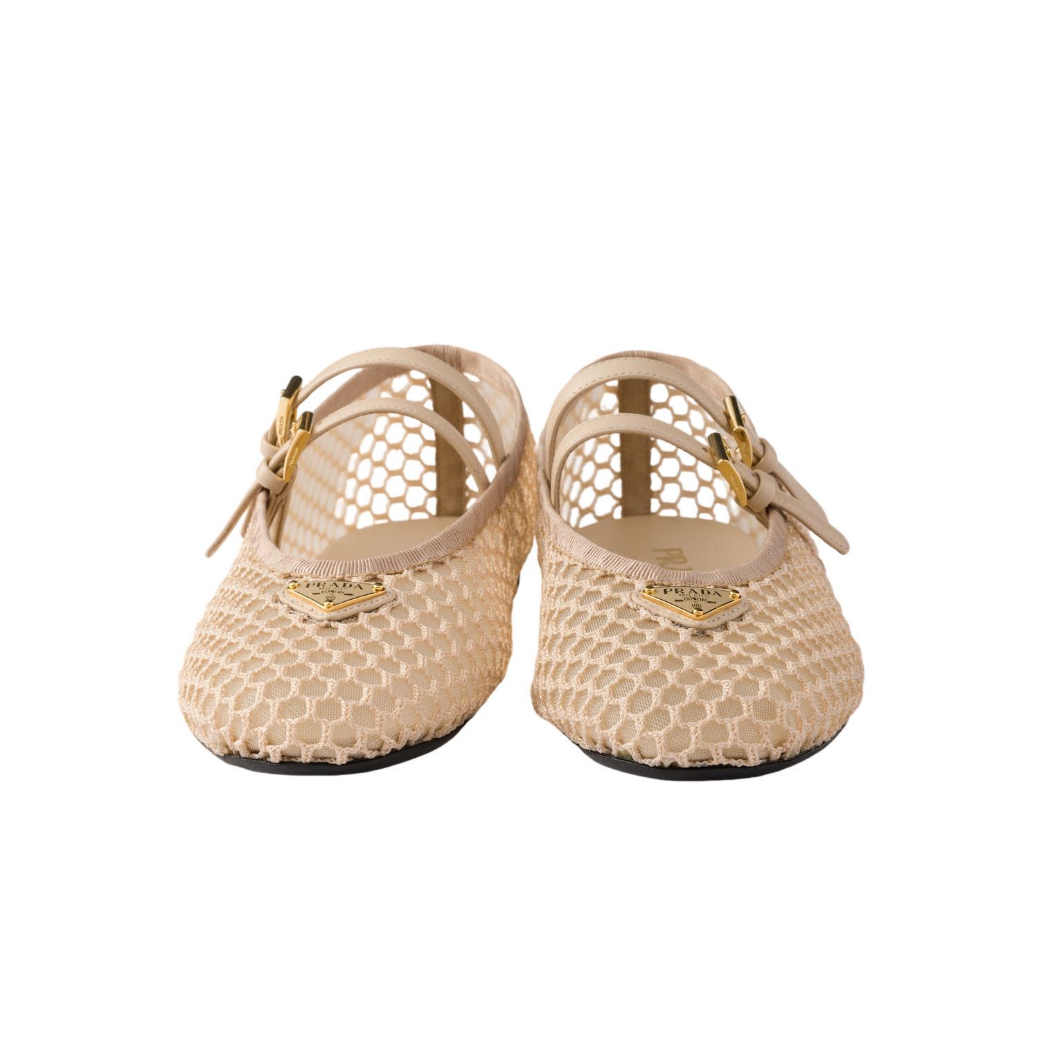 Prada PRADA $1120 Trevertine Stone Mesh Ballerinas New & Authentic Size US 7.5 / IT 37.5 - 5 Thumbnail