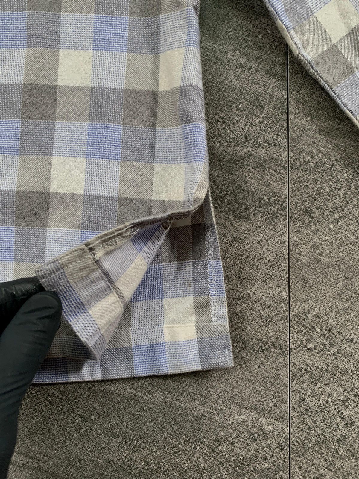 Issey Miyake Plaid Camp Collar Shirts Size US M / EU 48-50 / 2 - 5 Thumbnail
