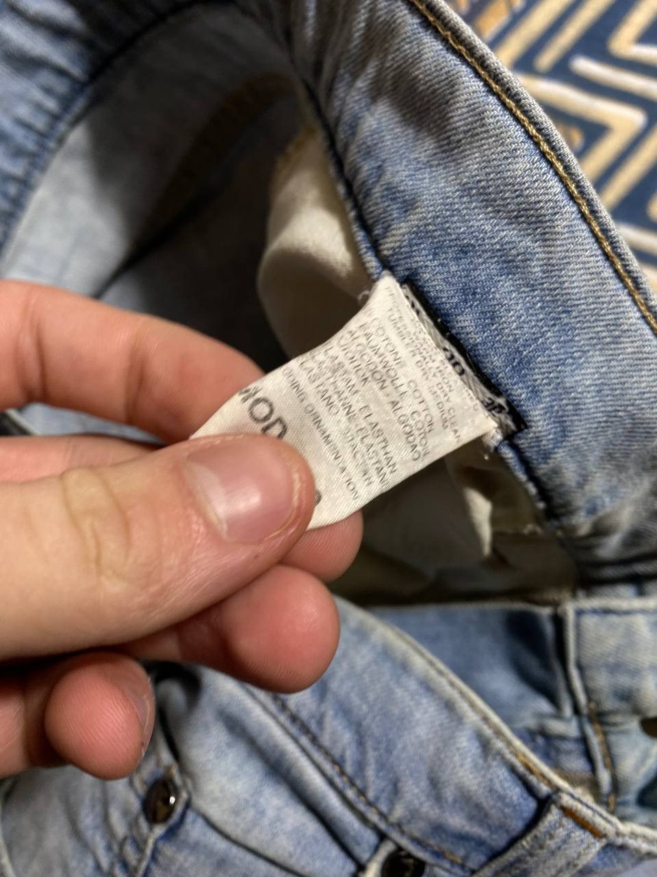 Trussardi × Vintage Trussardi short denim logo nice designer Size US 36 / EU 52 - 3 Thumbnail