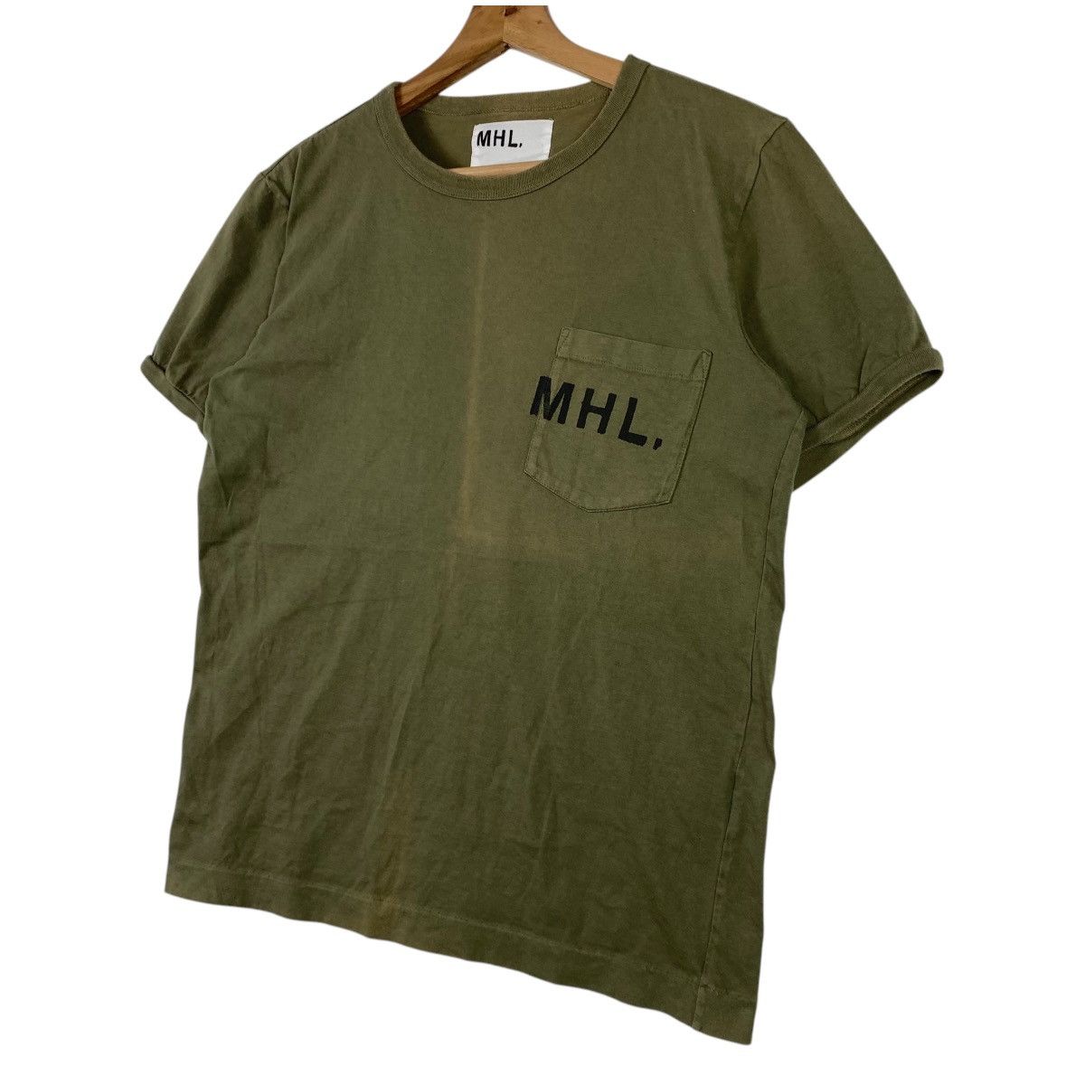 Margaret Howell × Vintage Vintave Margaret Howell Utility Sun Faded Tee Shirt Size US M / EU 48-50 / 2 - 5 Thumbnail