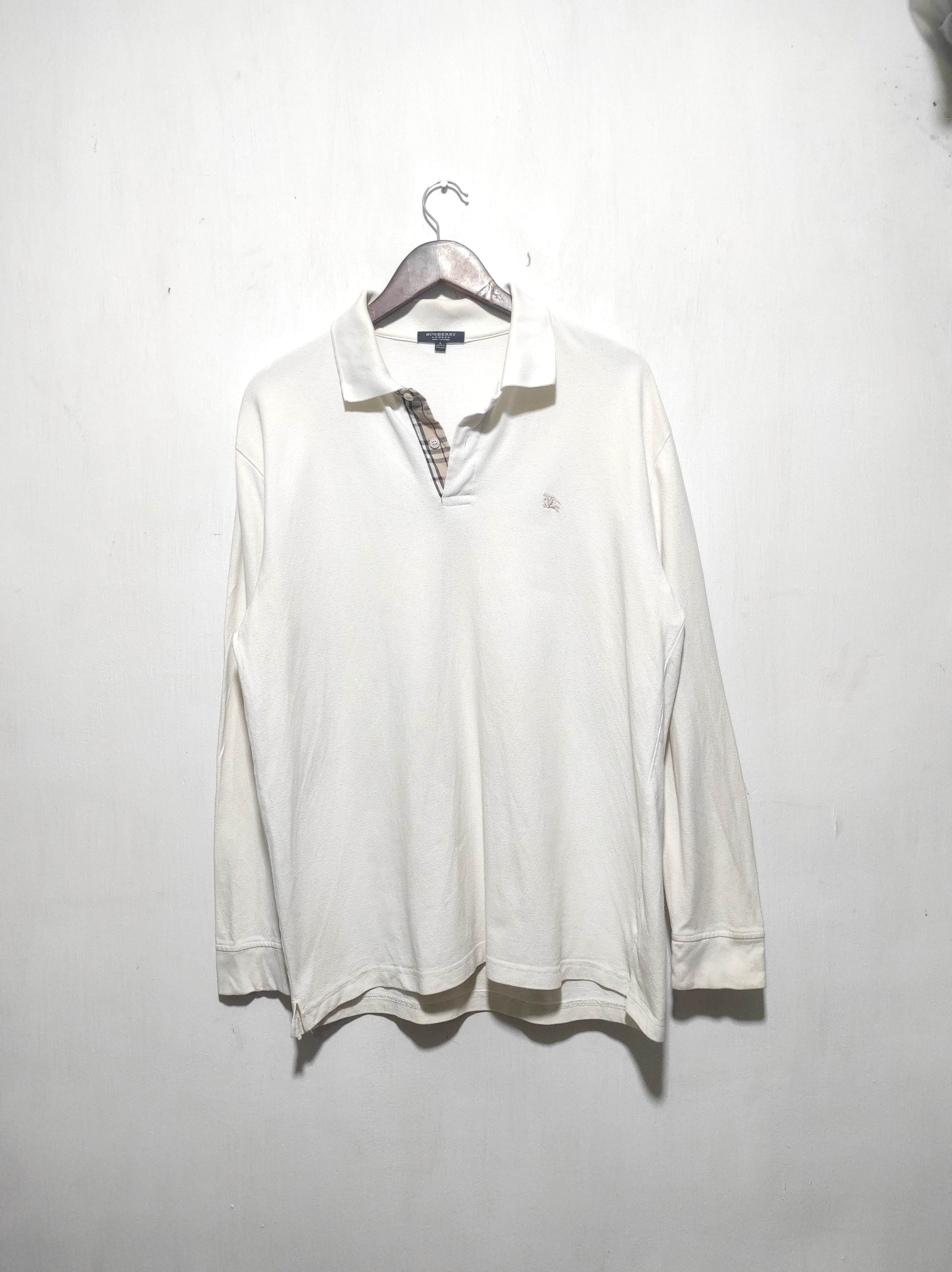 Burberry Polo Shirt Burberry Nova Check long slevee Size US M / EU 48-50 / 2 - 2 Thumbnail