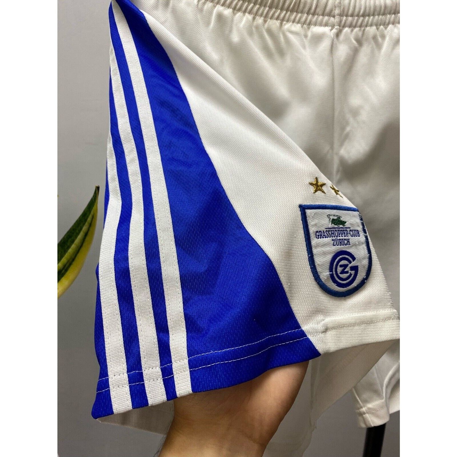 Adidas Grasshopper Club Zurich 2000s #2 Football Soccer Shorts Size US 34 / EU 50 - 9 Thumbnail
