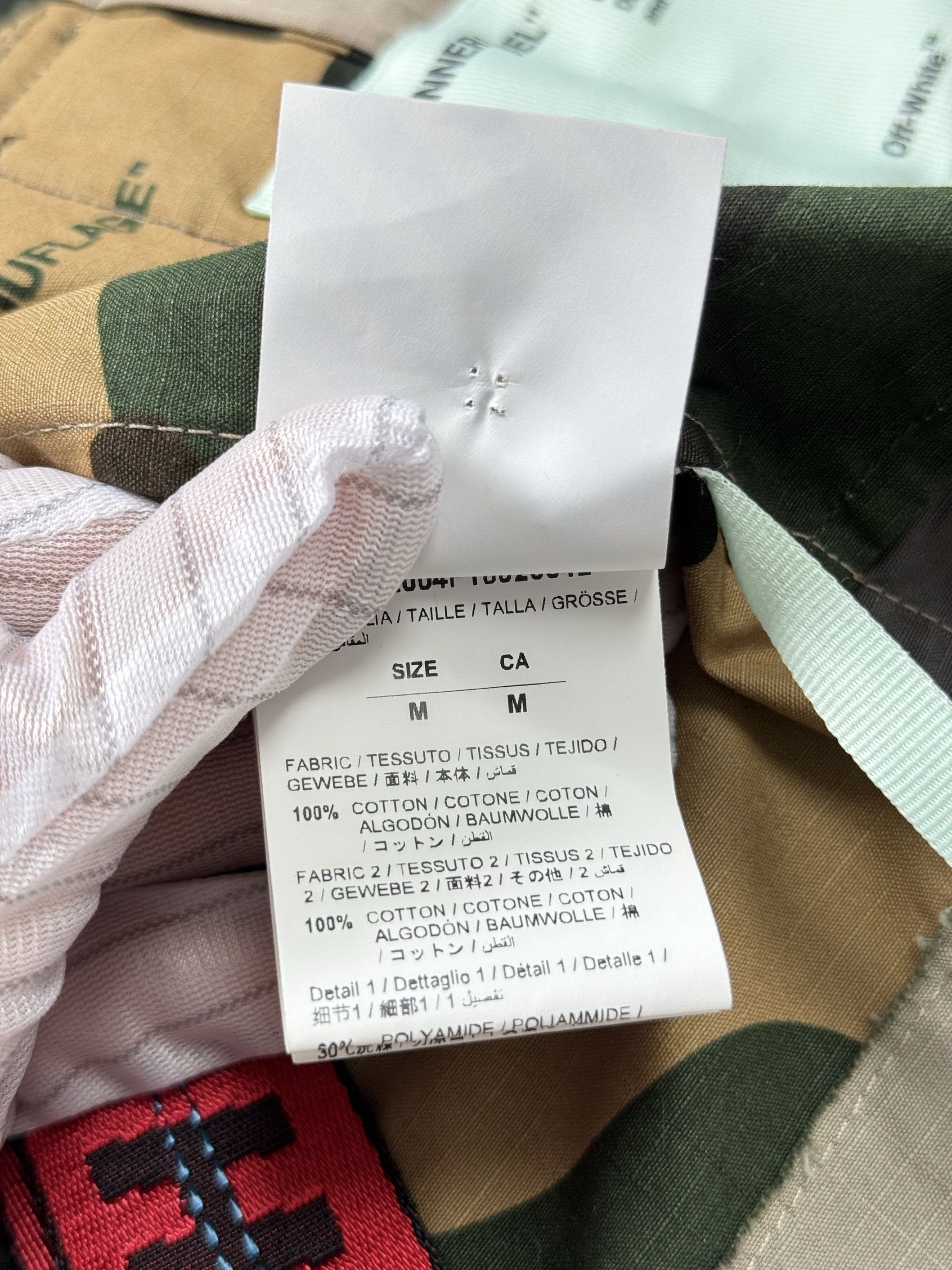 Off-White New with Tag* OFF-WHITE™ RECONSTR CAMO FIELD JACKET Size US M / EU 48-50 / 2 - 17 Thumbnail
