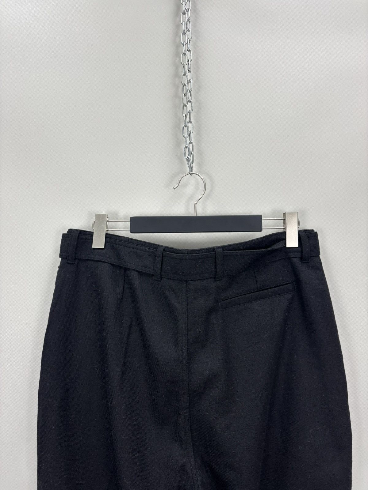 agnes b. Womens wool pants Agnes B Size 44 Color Black Size 30" / US 8 / IT 44 - 6 Thumbnail