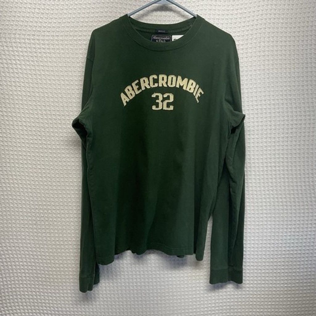 Abercrombie & Fitch VTG Abercrombie & Fitch Green Muscle Logo T-Shirt TopMen XL Size US XL / EU 56 / 4 - 5 Thumbnail