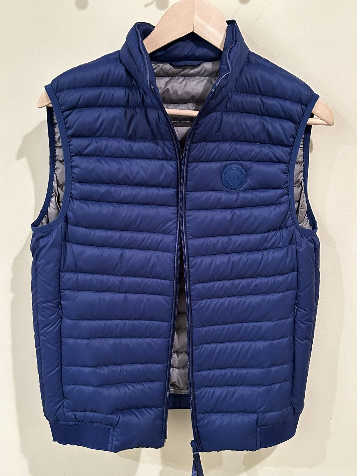 Armani Exchange × Vintage Armani Blue Gilet Size US S / EU 44-46 / 1 - 1 Thumbnail