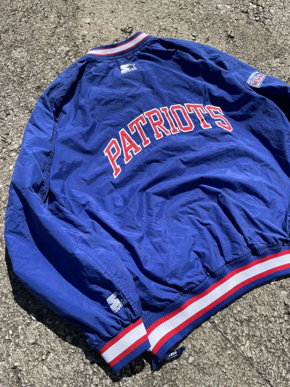 NFL × Starter × Vintage Vintage 90s Starter New England Patriots NFL Jacket Size US XL / EU 56 / 4 - 12 Thumbnail