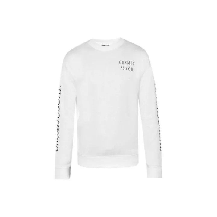 Alexander McQueen Alexander McQueen White Printed Sweatshirt for Men 0079 Size US XL / EU 56 / 4 - 1 Thumbnail