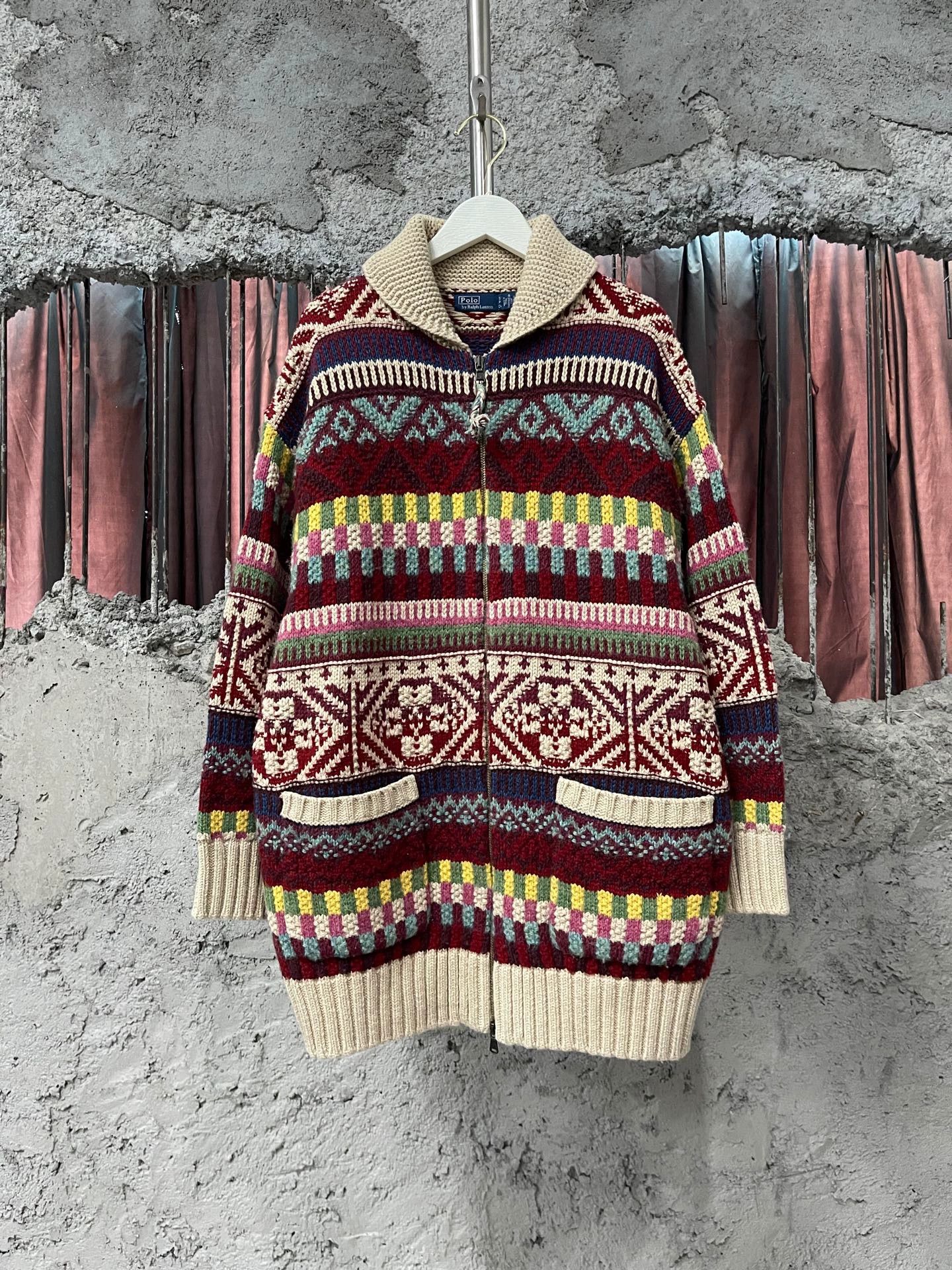 Polo Ralph Lauren Ralph Lauren Fair Isle Wool Jacket S New Size S / US 4 / IT 40 - 1 Thumbnail