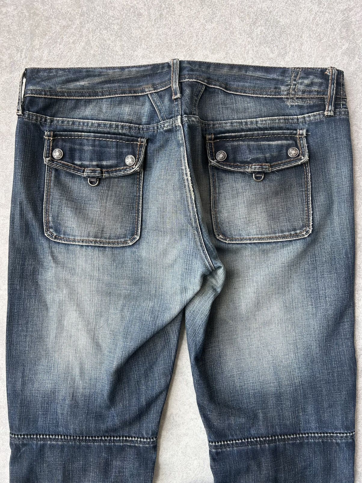 Marithe + Francois Girbaud Vintage Marithe Francois Girbaud Cropped Denim Jeans Size US 32 / EU 48 - 6 Thumbnail