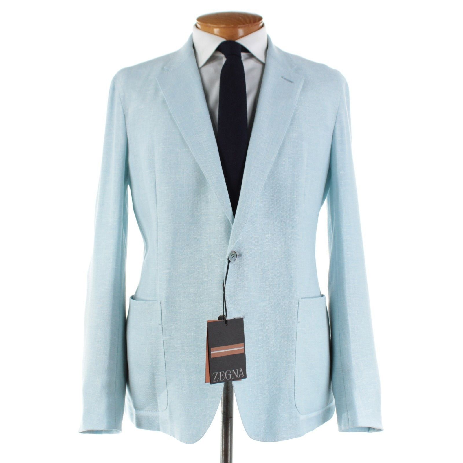 Ermenegildo Zegna Ermenegildo Zegna Sport Coat Size 42 Regular US in Blue Size 42R - 1 Thumbnail