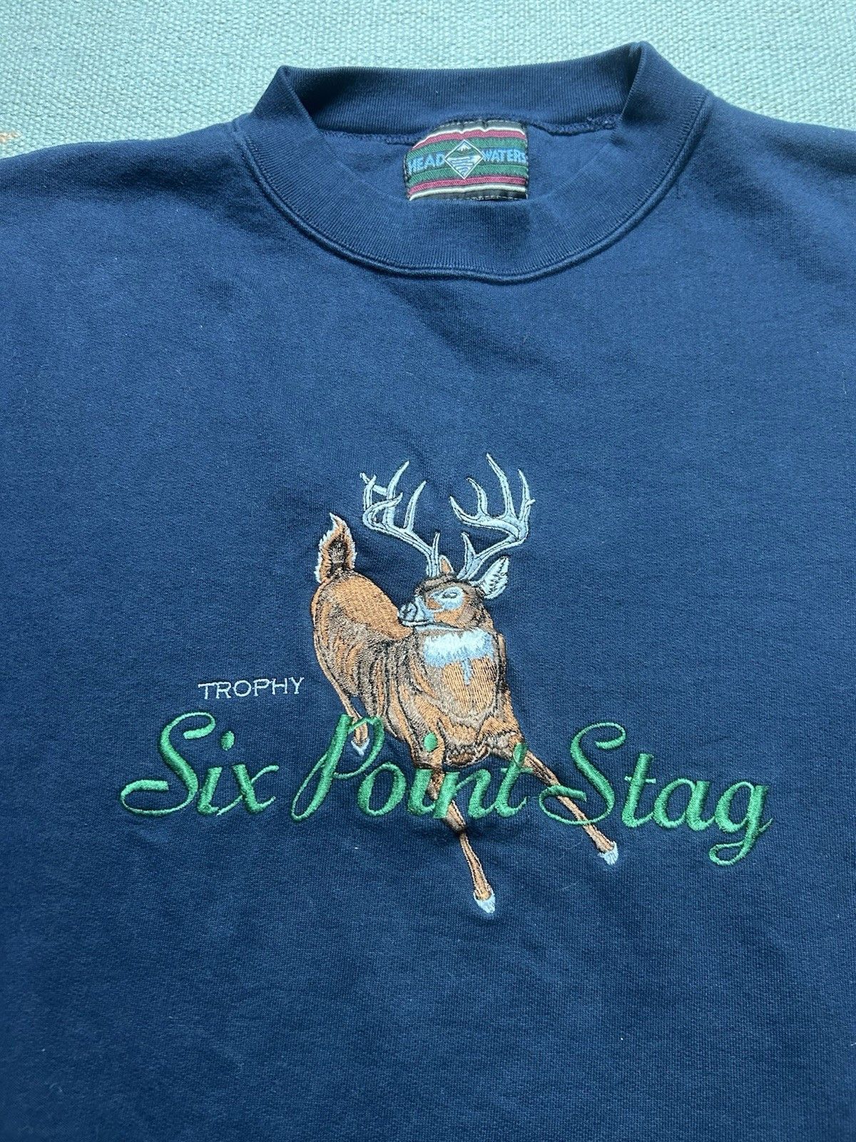 Vintage Vtg crewneck sweatshirt six point stag buck deer hunting M Size US M / EU 48-50 / 2 - 2 Thumbnail