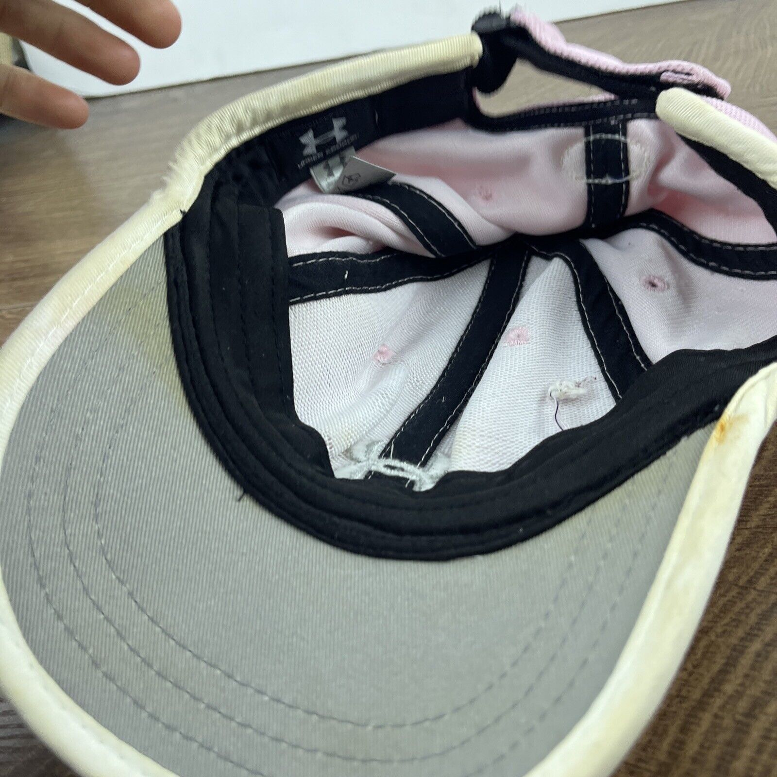 Under Armour Under Armour Medium Hat UA Pink Hat Adjustable Adult Size Ha Size ONE SIZE - 13 Thumbnail