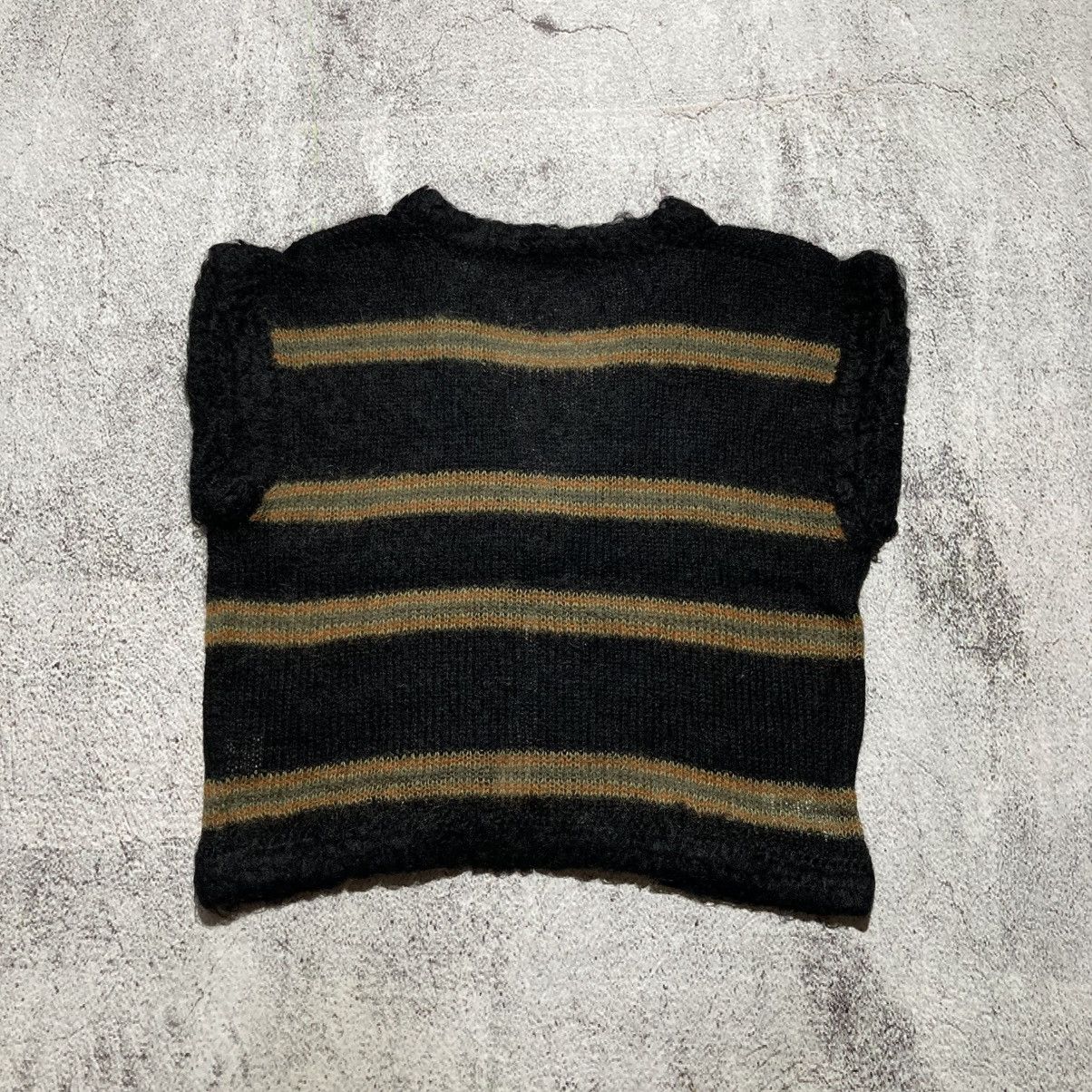 Japanese Brand 2000s Chamois Navajo Motif Mohair Wool Knit Vest Black Size US L / EU 52-54 / 3 - 8 Thumbnail