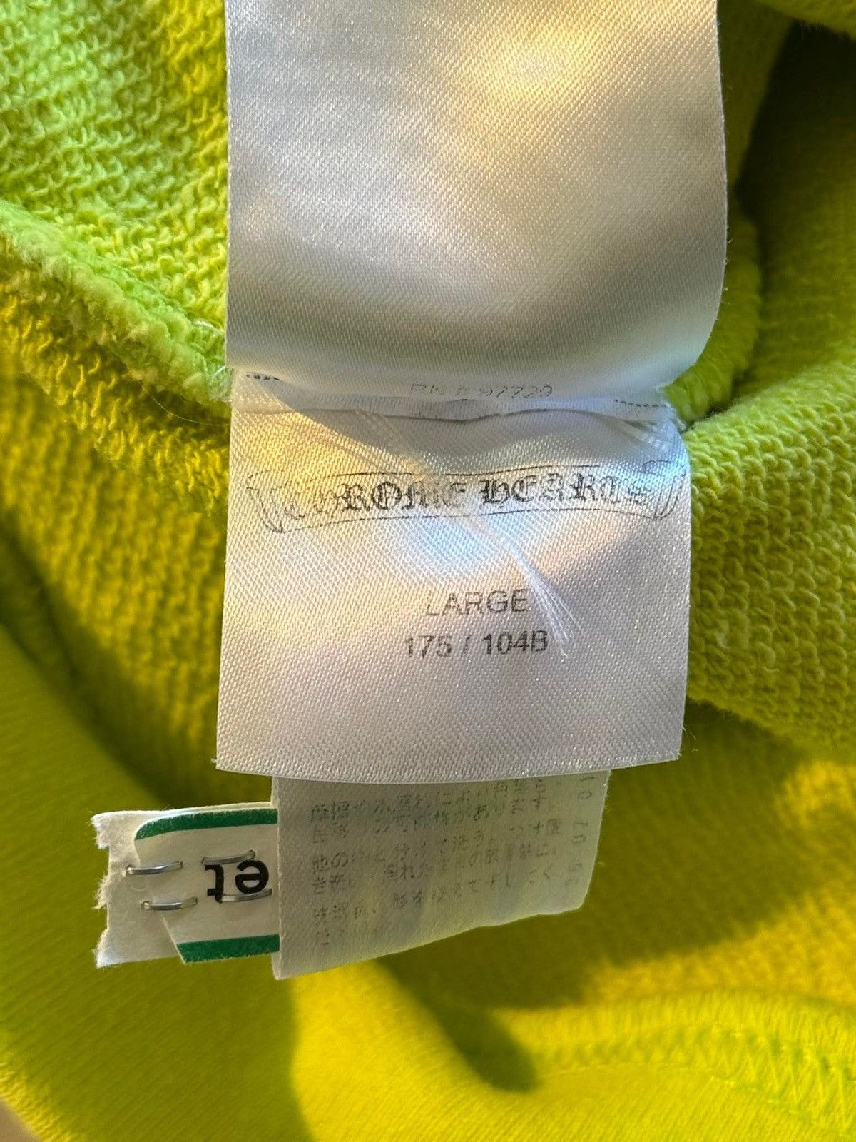 Chrome Hearts Chrome Hearts Matty Boy Like Hoodie Lime Green Size US L / EU 52-54 / 3 - 14 Thumbnail