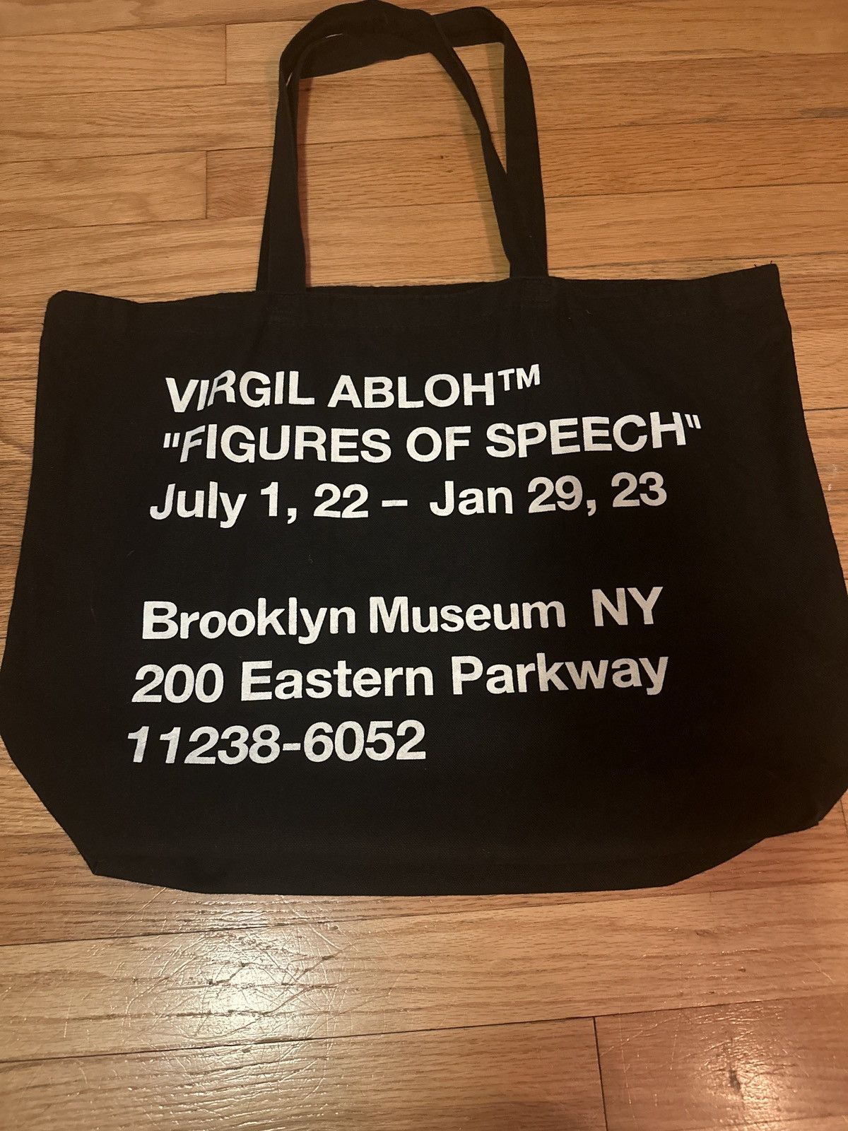 Deals Virgil Abloh Brookly Museum Tote Bag