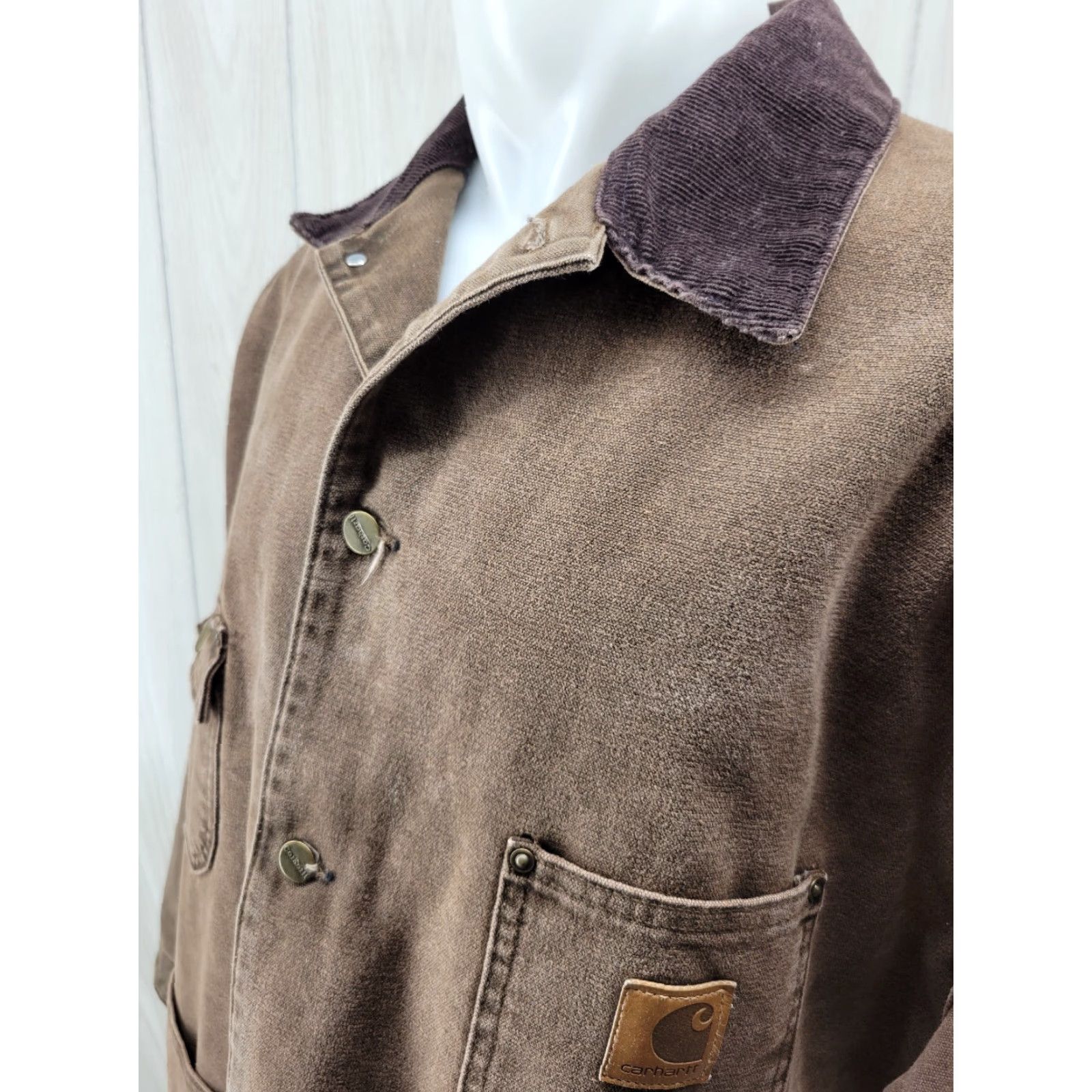 Carhartt VINTAGE Carhartt C02 CHT Chore Barn Coat Blanket Lined Jacket USA Mens 2XL XXL Coat Size US XXL / EU 58 / 5 - 3 Thumbnail