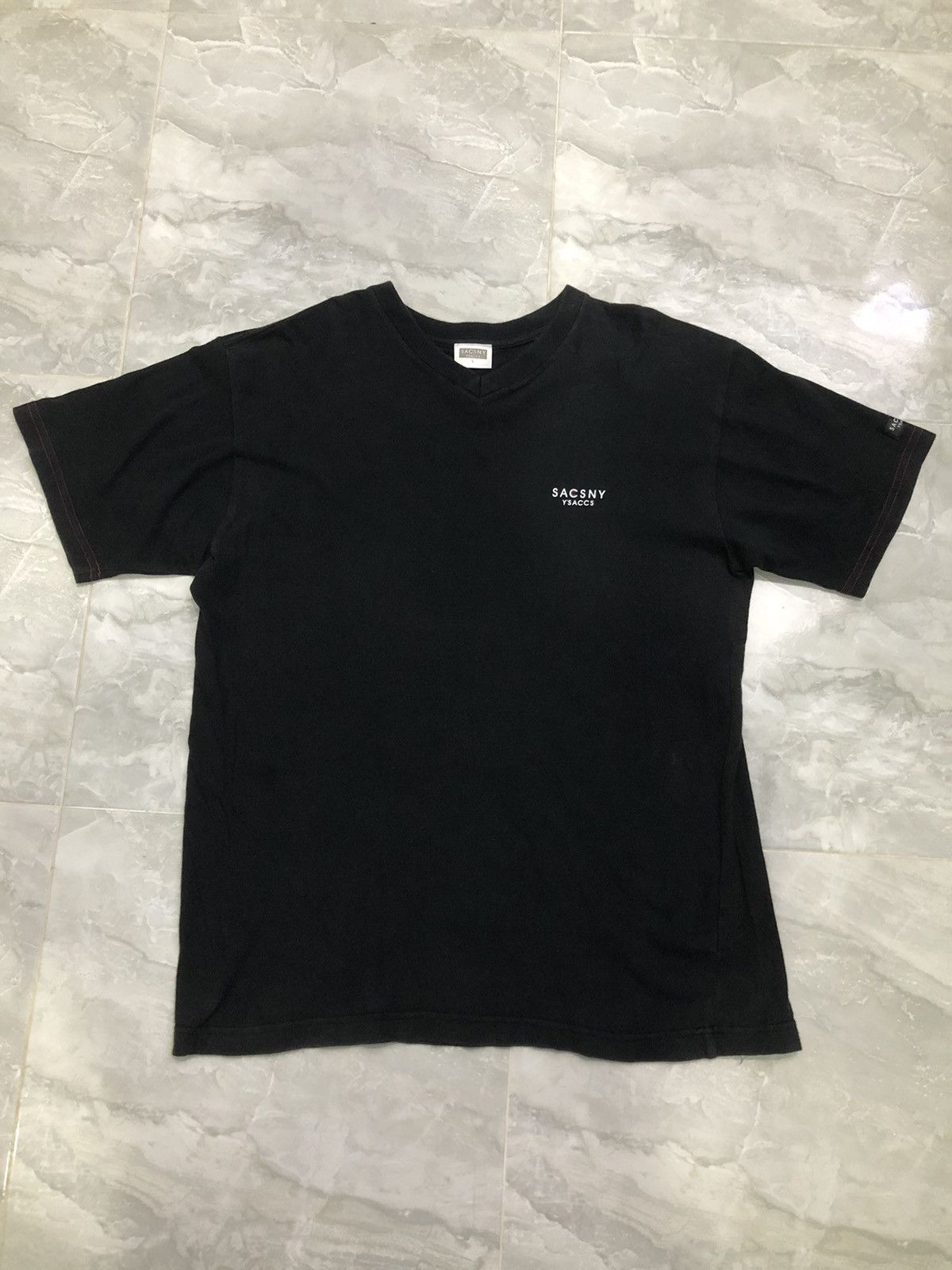 Yohji Yamamoto Yohji Yamamoto SACSNY Y’SACCS Tee Black Size US M / EU 48-50 / 2 - 11 Thumbnail