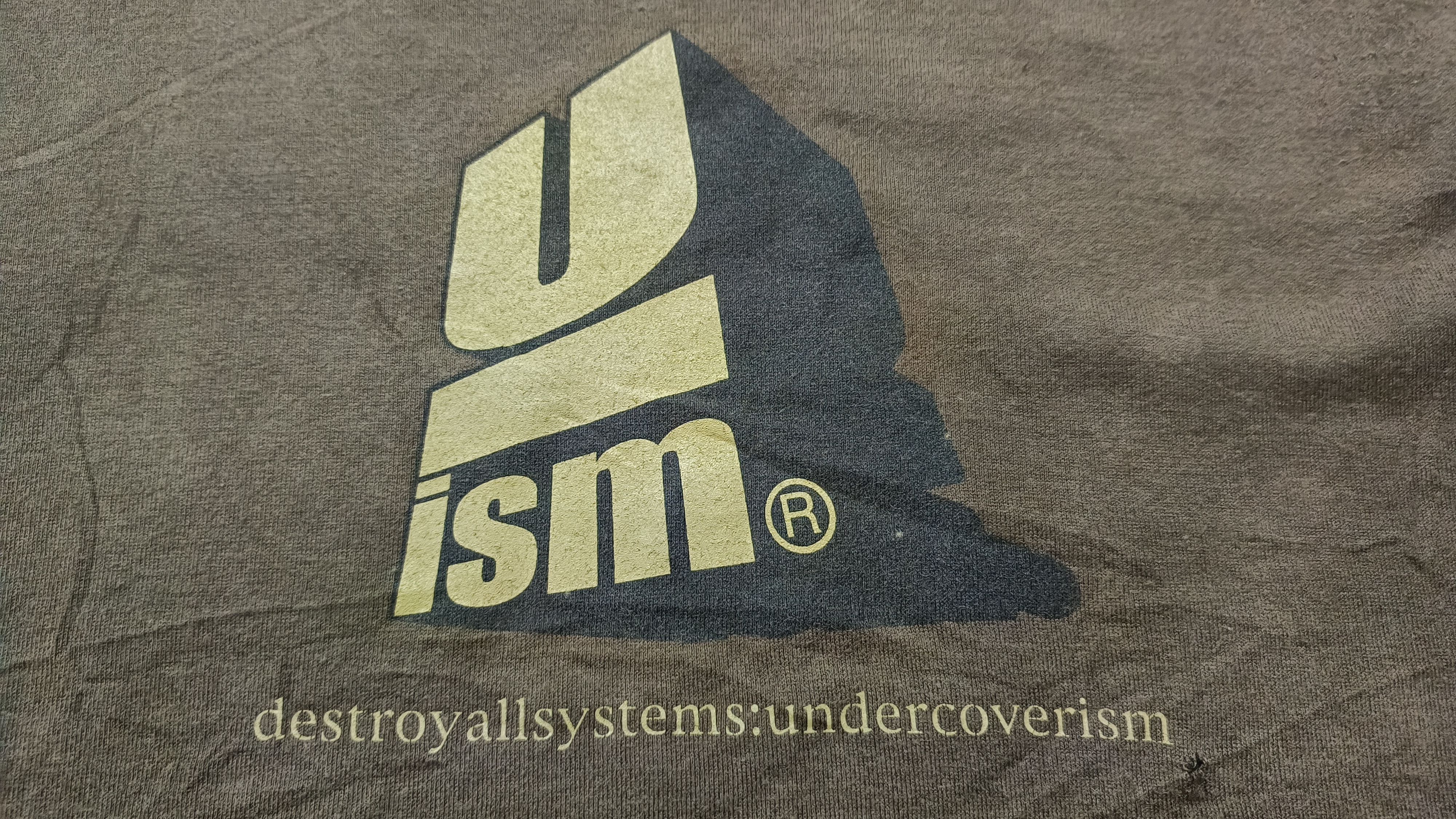 Jun Takahashi × Undercover × Vintage 🔥🔥 Rare Vintage Undercover Destroy All System L/s Tee Size US L / EU 52-54 / 3 - 6 Thumbnail