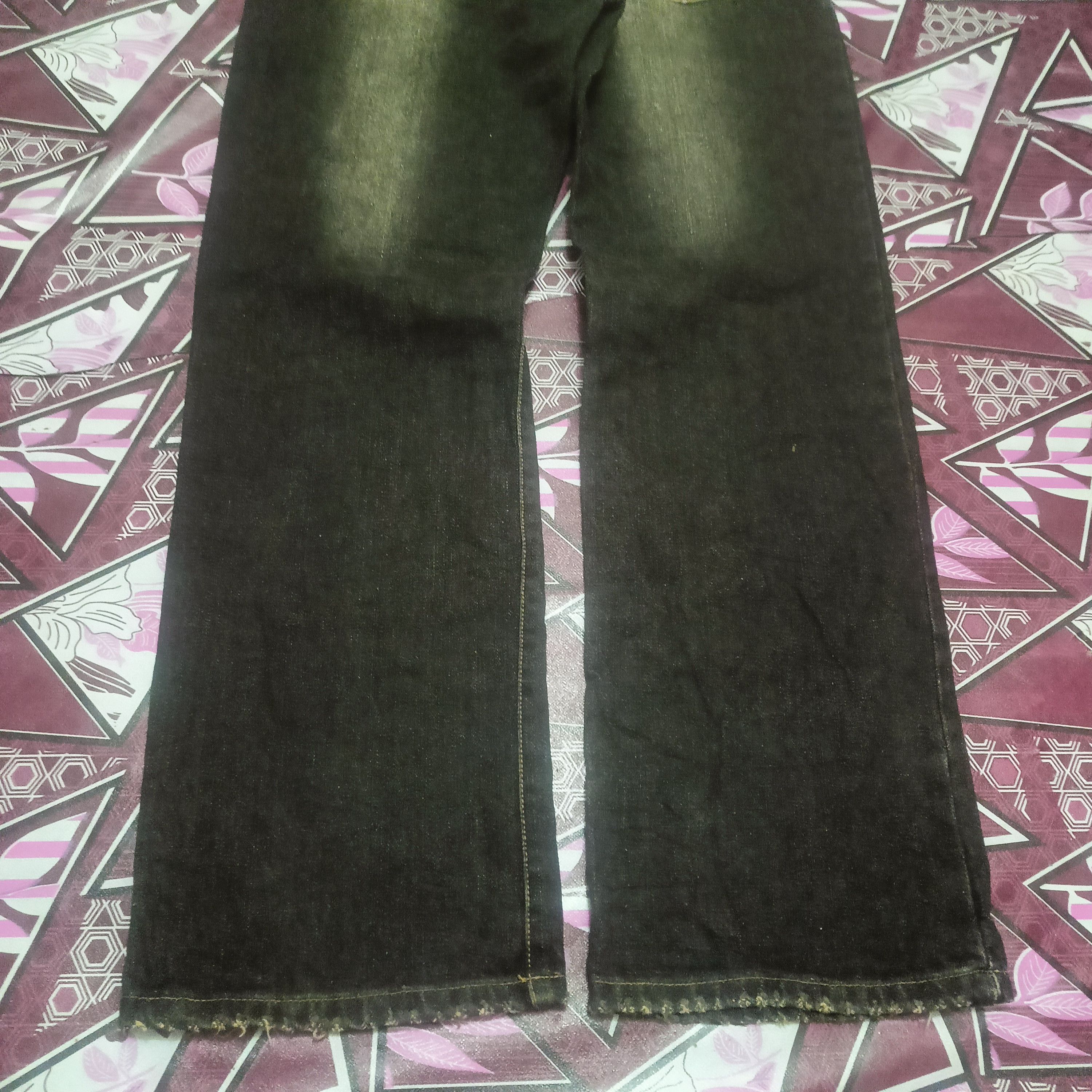 Japanese Brand Japanese CO&LU flared Black Jeans Size US 31 - 19 Thumbnail