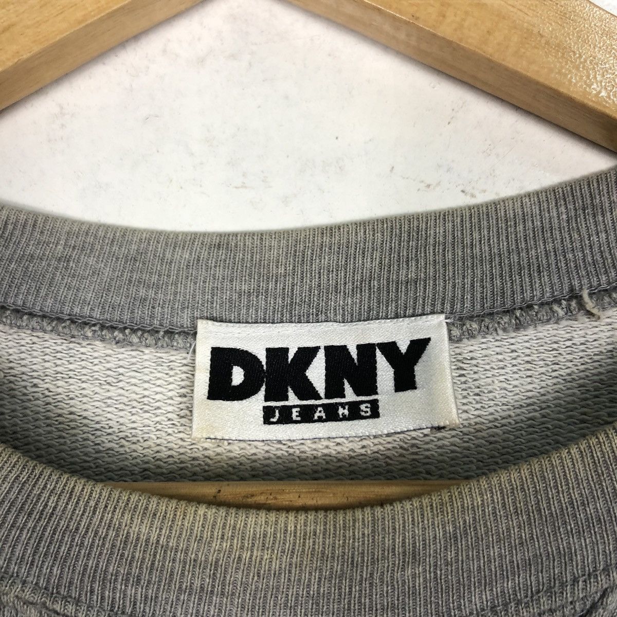 Vintage DKNY Sweatshirt Spell Out Medium Streetwear