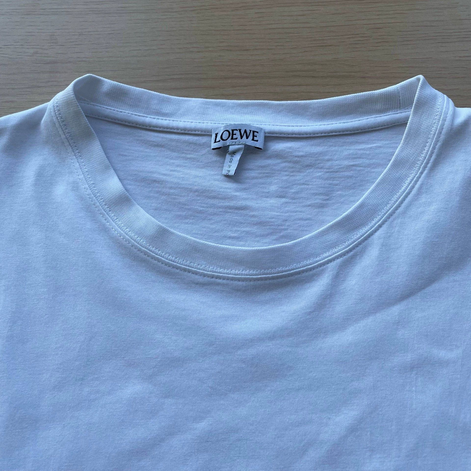 Loewe LOEWE Anagram Embroidered Logo Fake Pkt Wht SS T XS Size US XS / EU 42 / 0 - 3 Thumbnail