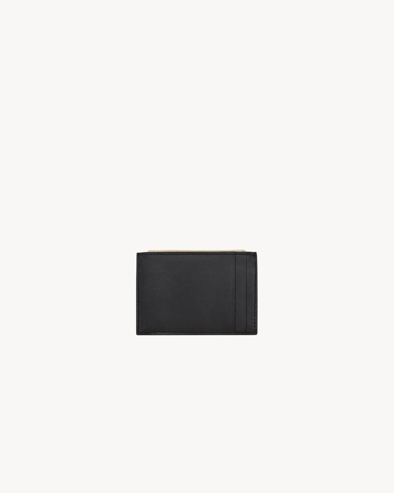 Saint Laurent Paris o1b1hav111125 Size: OS / Gaby Flap Card Case Lambskin Size ONE SIZE - 2 Thumbnail