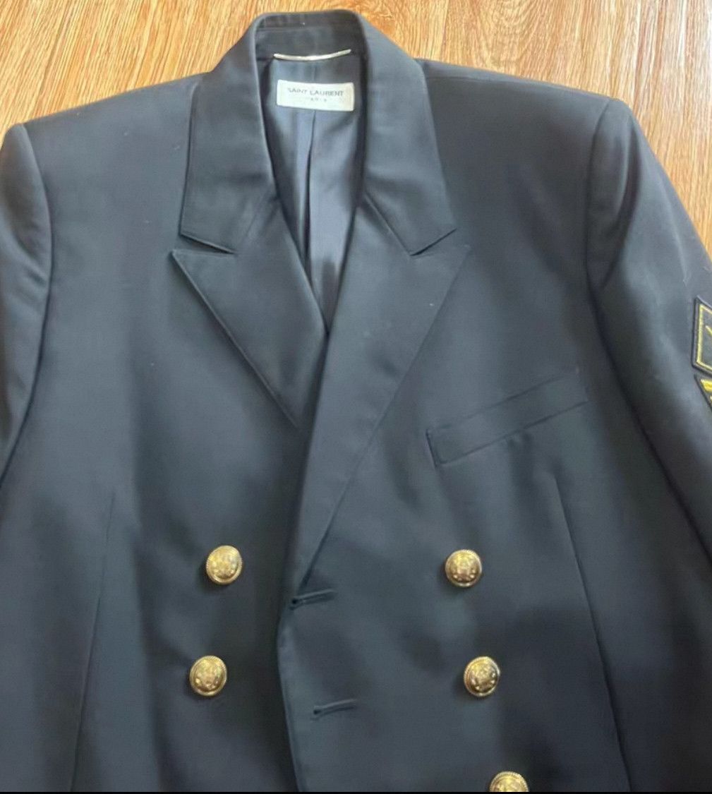 Saint Laurent Paris Saint Laurent Double-Breasted Military Jacket. Size US S / EU 44-46 / 1 - 8 Thumbnail