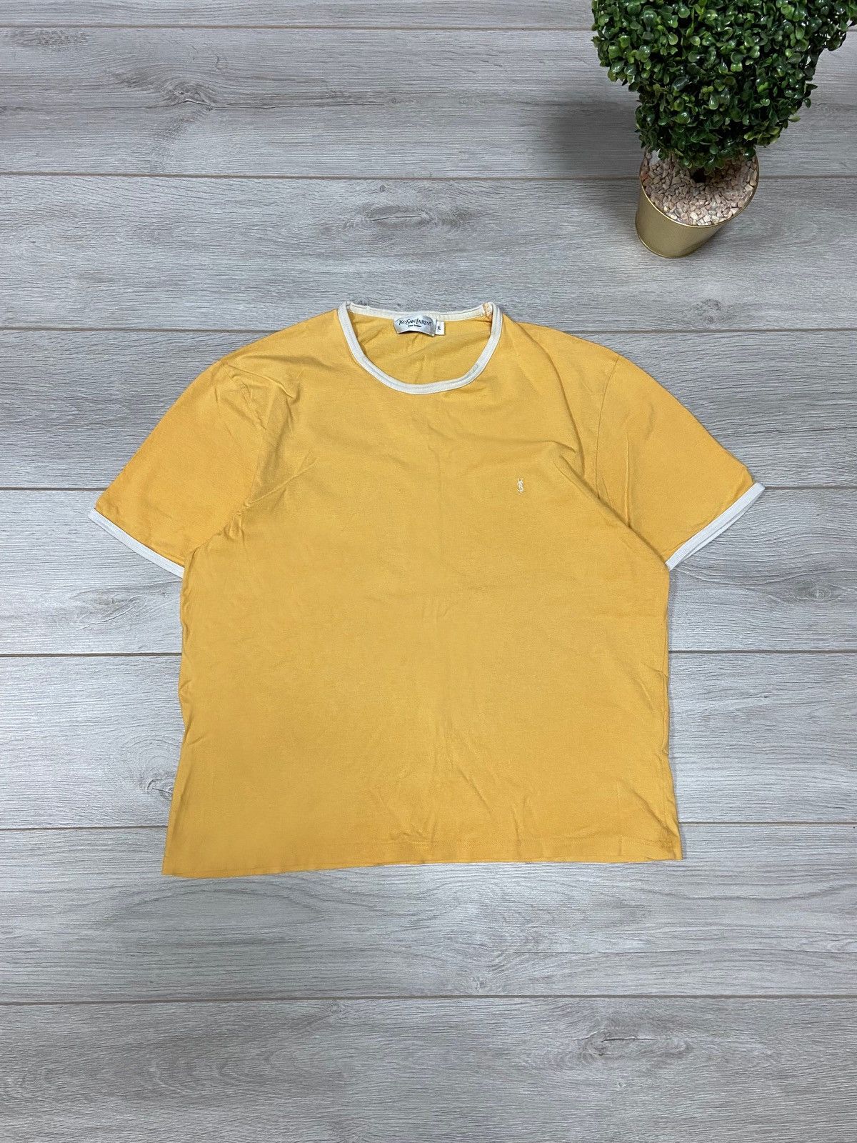 Yves Saint Laurent Yves Saint Laurent YSL vintage t-shirt Size US XL / EU 56 / 4 - 1 Thumbnail