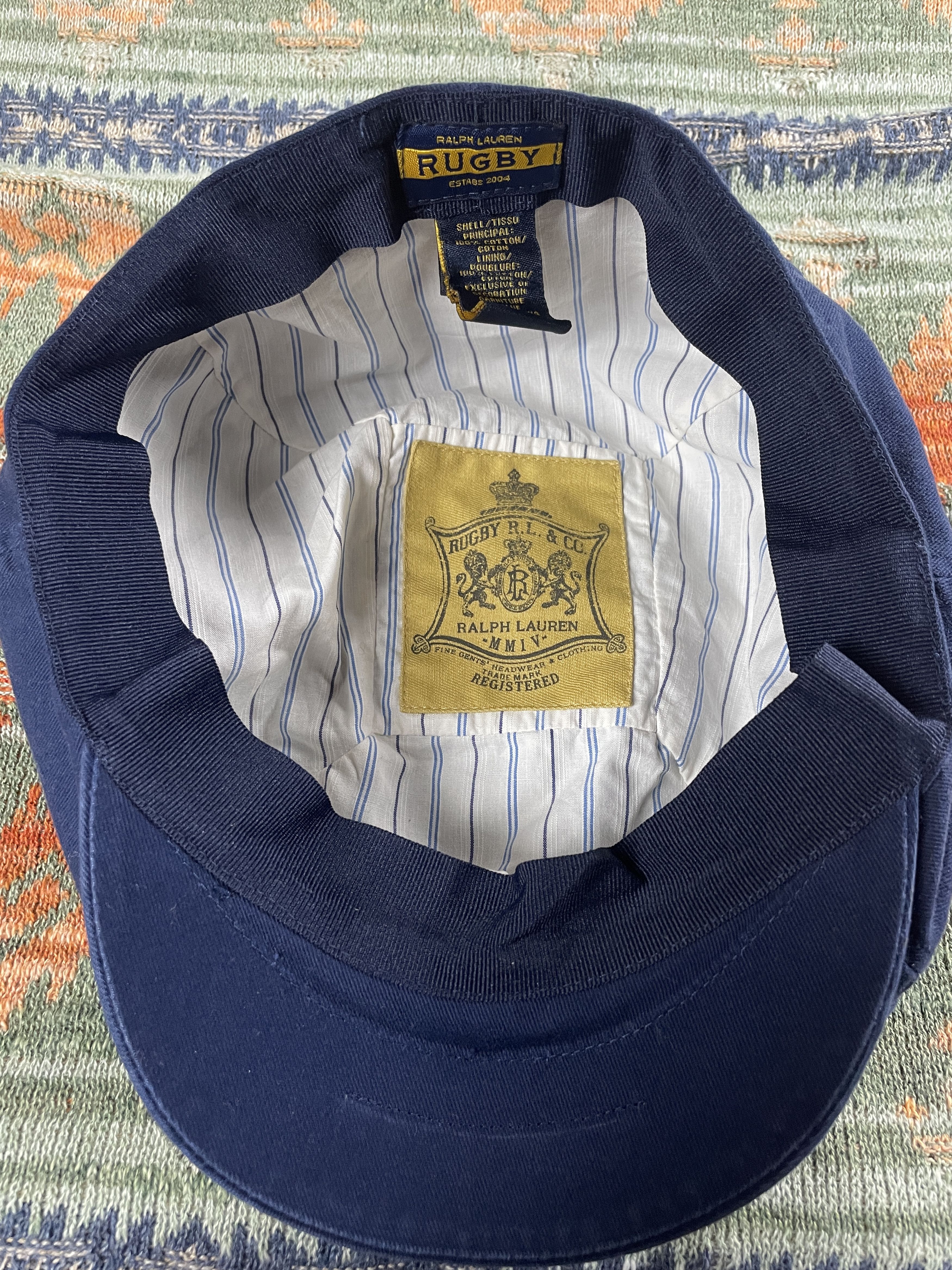 Ralph Lauren × Rugby Ralph Lauren Ralph Lauren Wool Duck Hat Newsboy Hat Octagon Cat Size ONE SIZE - 3 Thumbnail