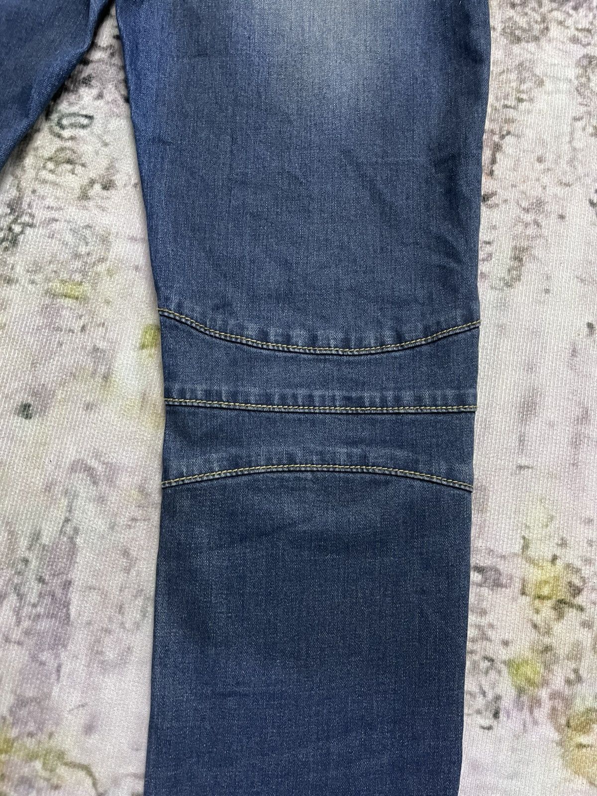 Balmain × Pierre Balmain Pierre Balmain Disstressed Denim Jeans Skinny Size US 34 / EU 50 - 13 Thumbnail