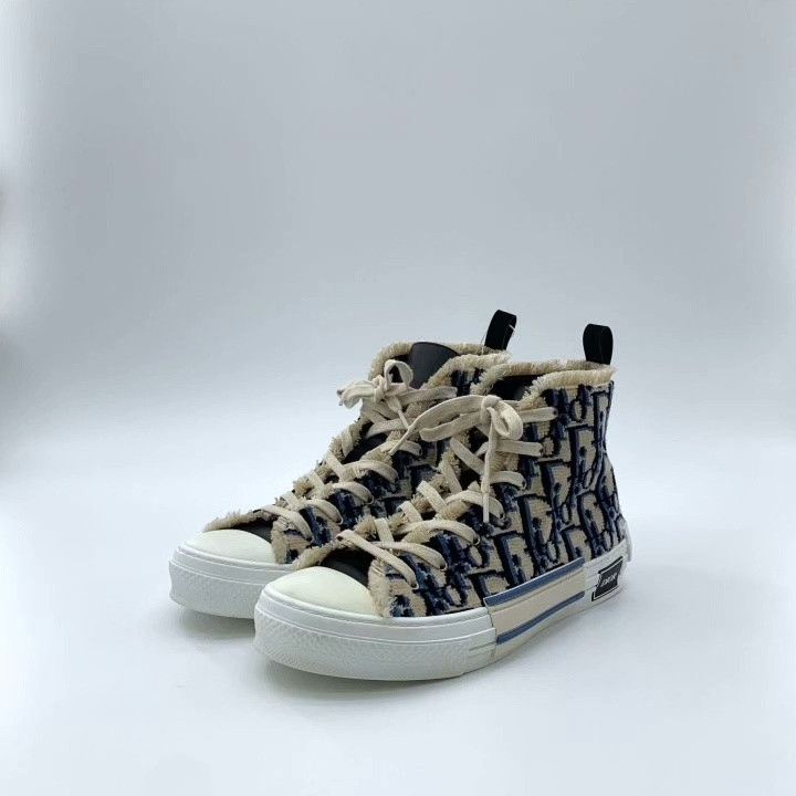 Dior Dior B23 Oblique High-Top Sneakers Size US 10 / EU 43 - 1 Thumbnail