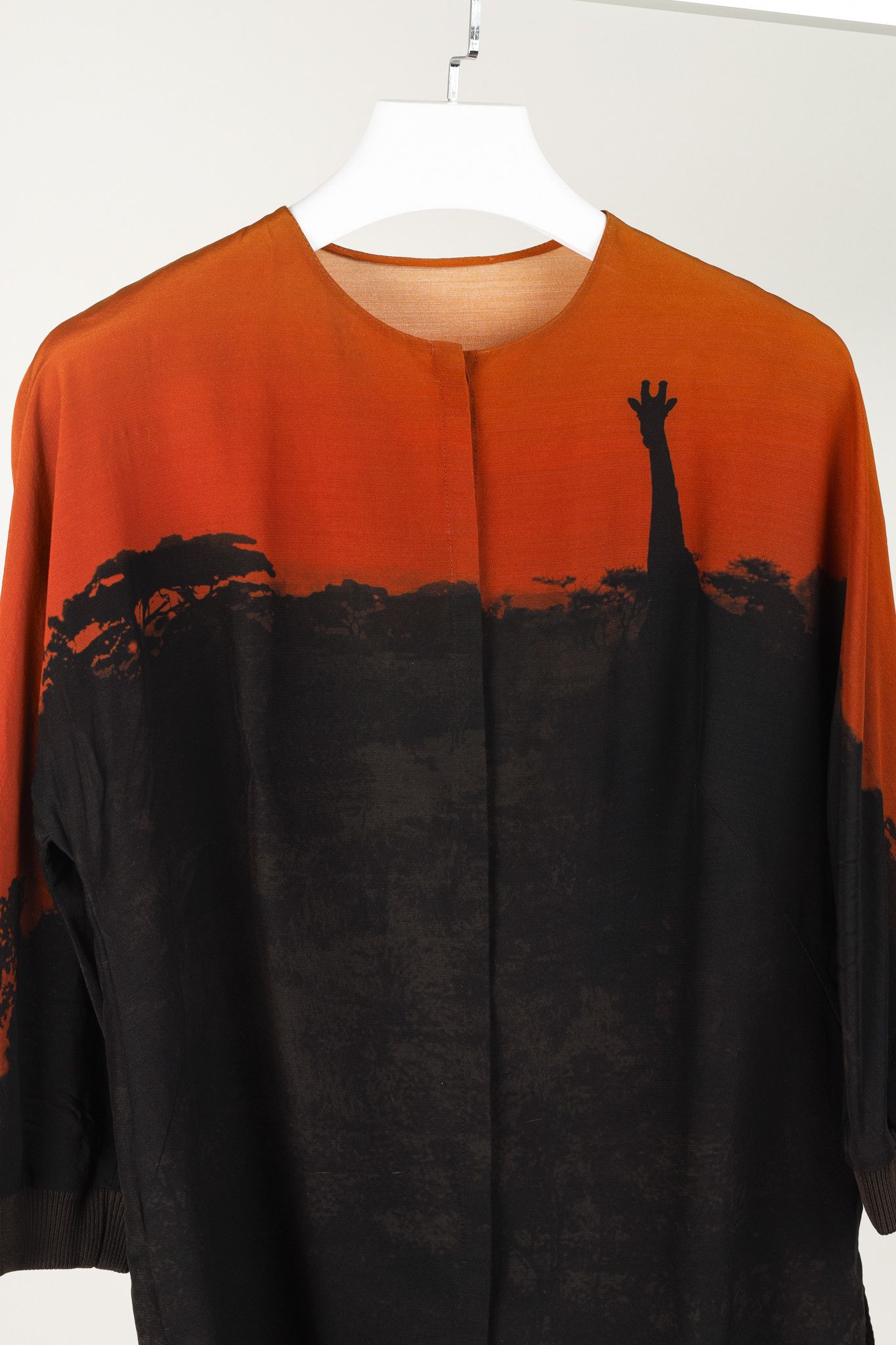 Akris Akris Sunset Giraffe Print Top Size L / US 10 / IT 46 - 3 Thumbnail
