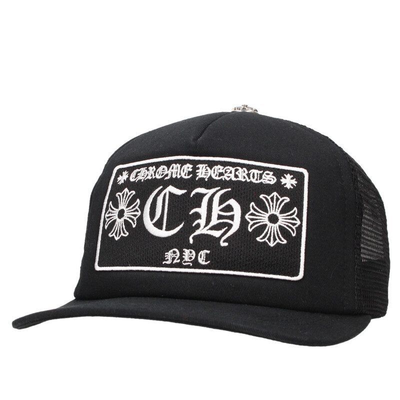 Chrome Hearts Chrome Hearts NYC Patch Trucker Cap Hat Size ONE SIZE - 1 Thumbnail
