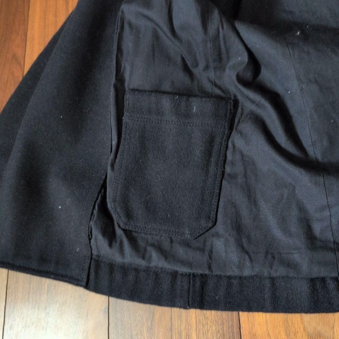 Diesel Diesel Coat Navy Leather Trim M Used Japan Women Wool Blend Casual Coat Size US M / EU 48-50 / 2 - 7 Thumbnail