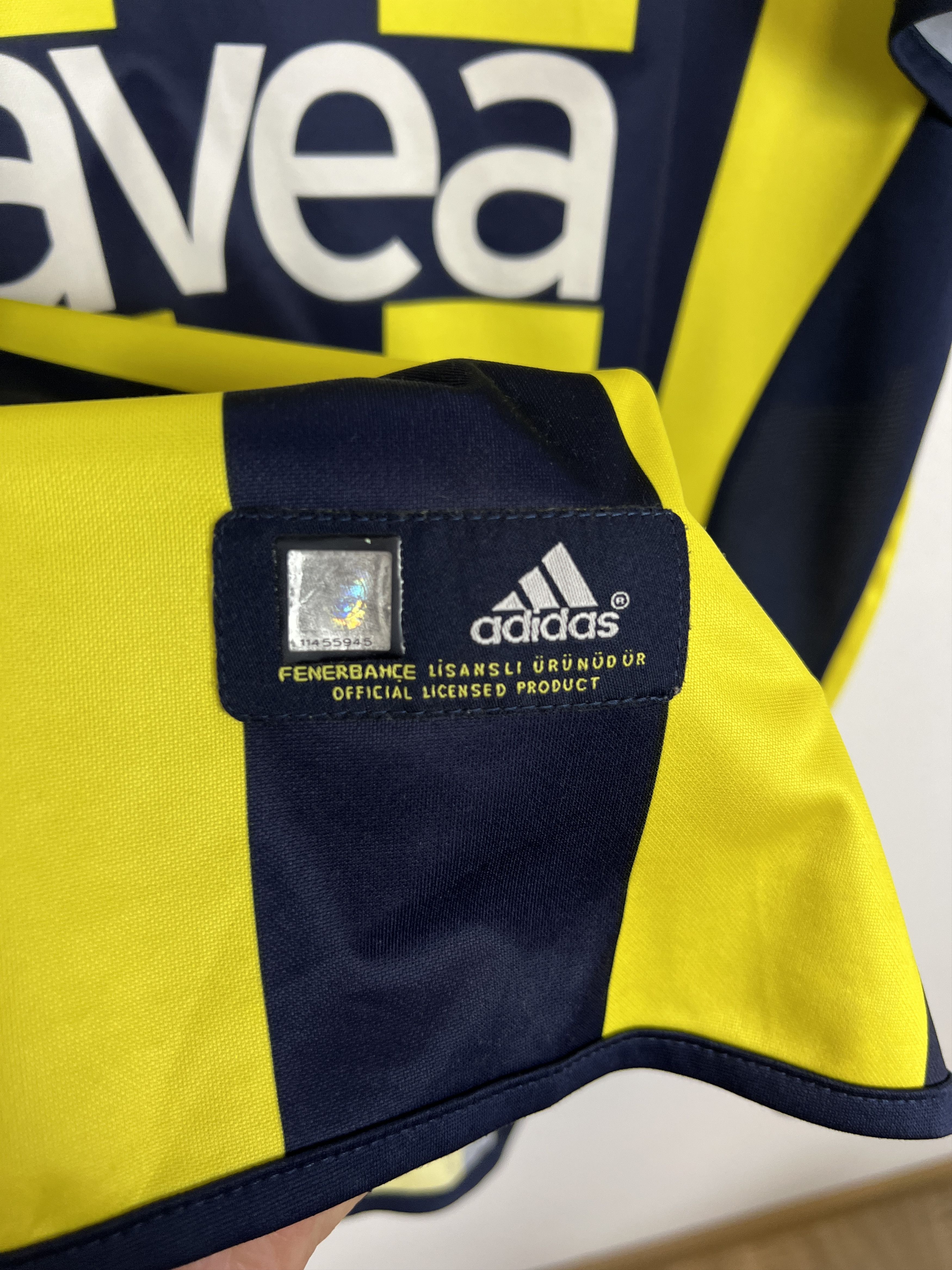 Adidas Fenerbahce football shirt 2006 Soccer Adidas Jersey Tee Size US M / EU 48-50 / 2 - 7 Thumbnail